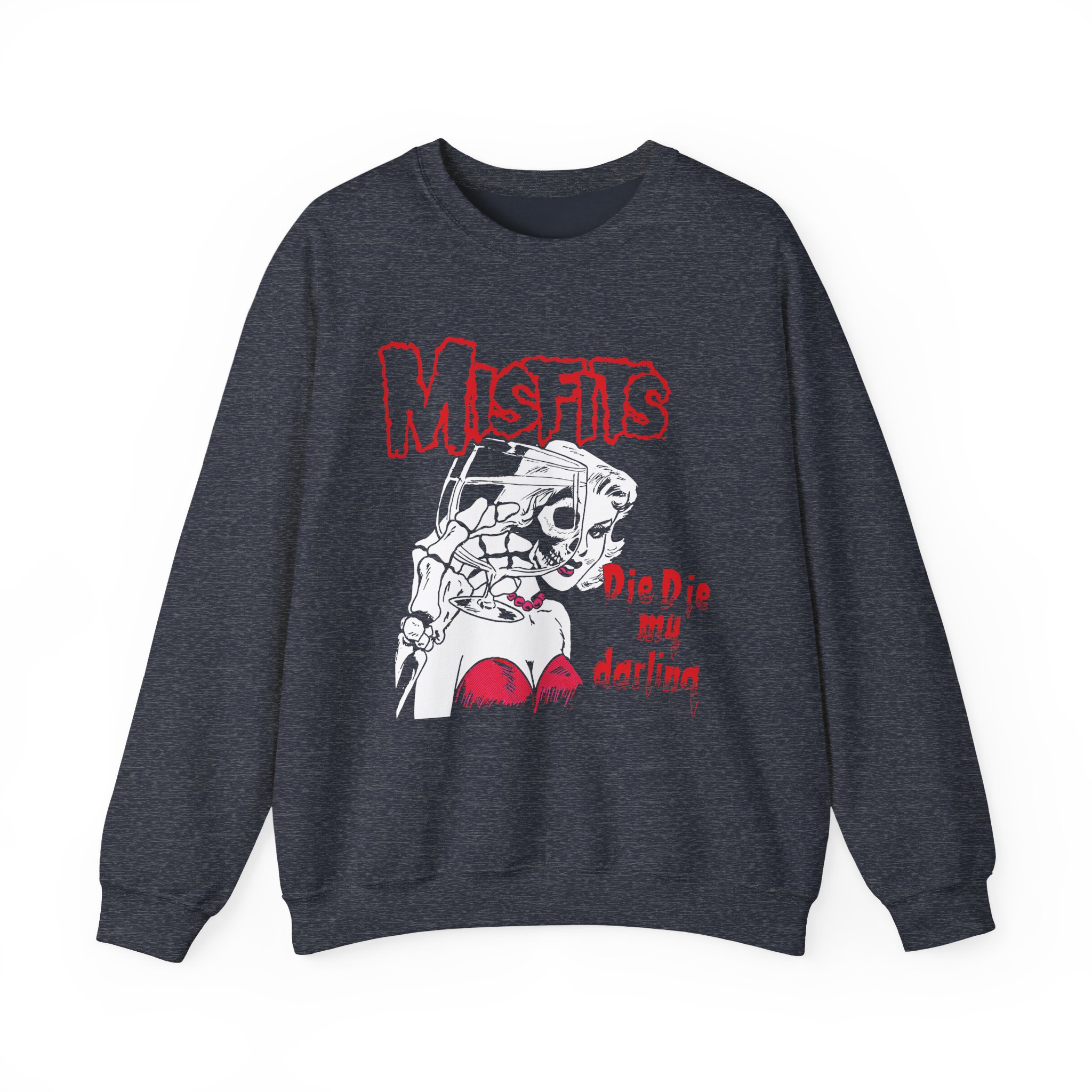 Misfits Die Die My Valentine Unisex Heavy Blendâ„¢ Crewneck Sweatshirt