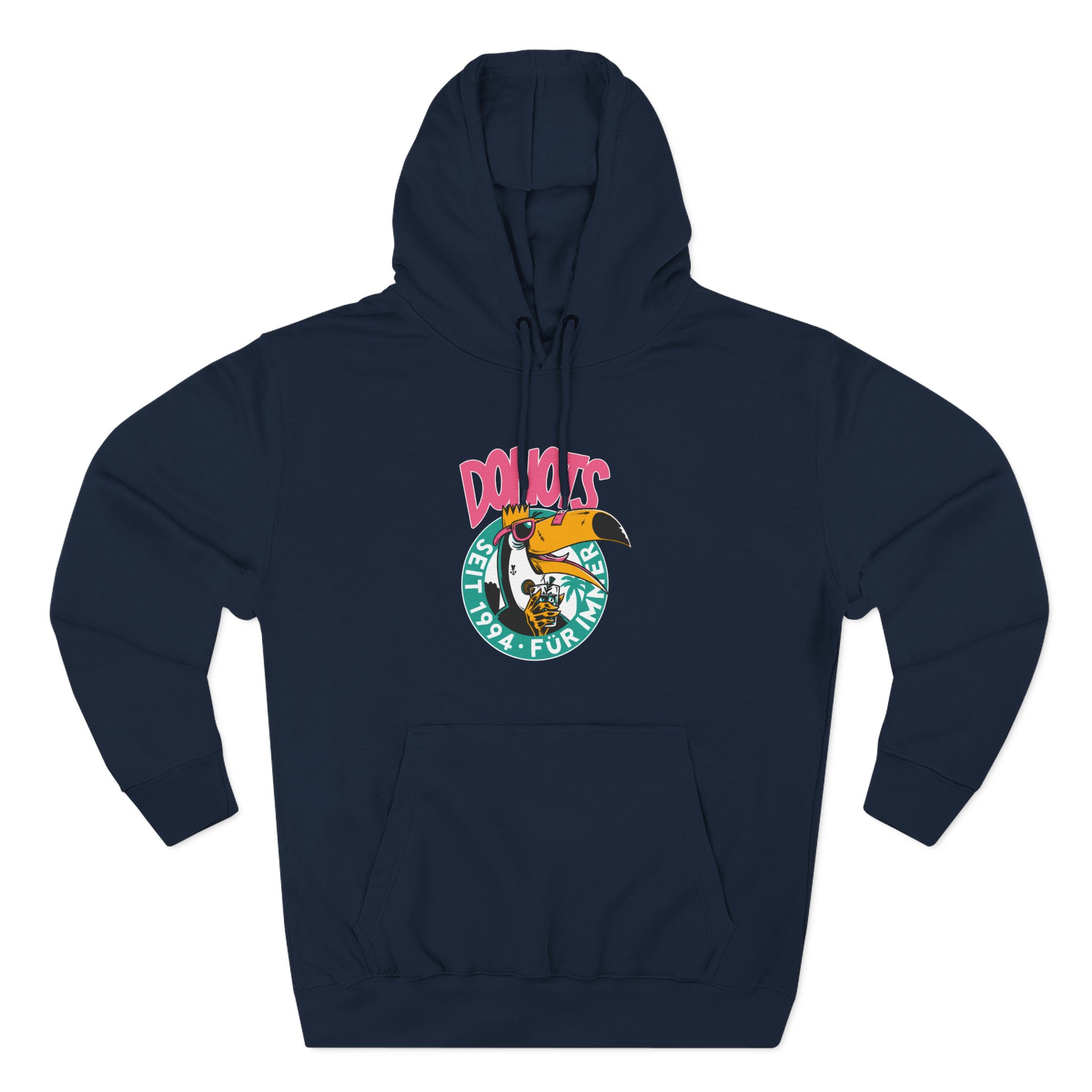 Donots Toucan Three-Panel Fleece Hoodie