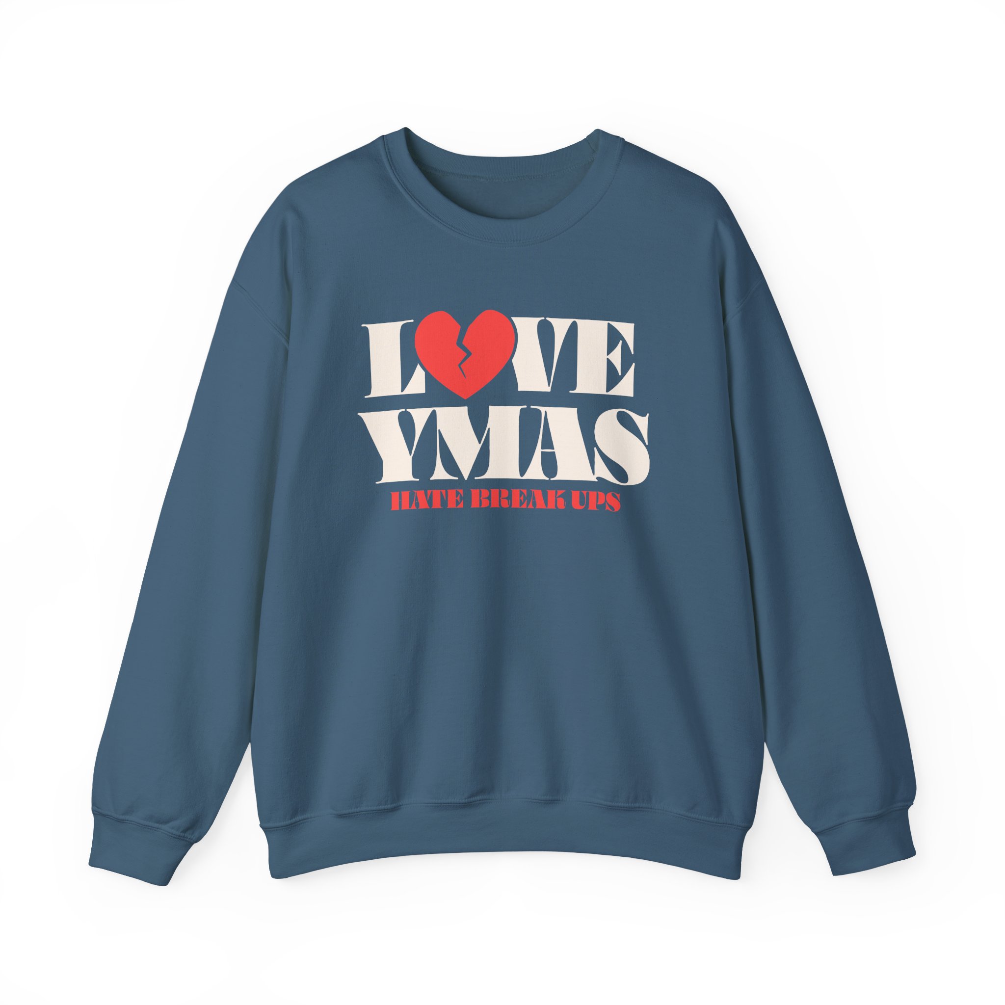 You Me at Six Love Ymas, Hate Breakups Unisex Heavy Blendâ„¢ Crewneck Sweatshirt