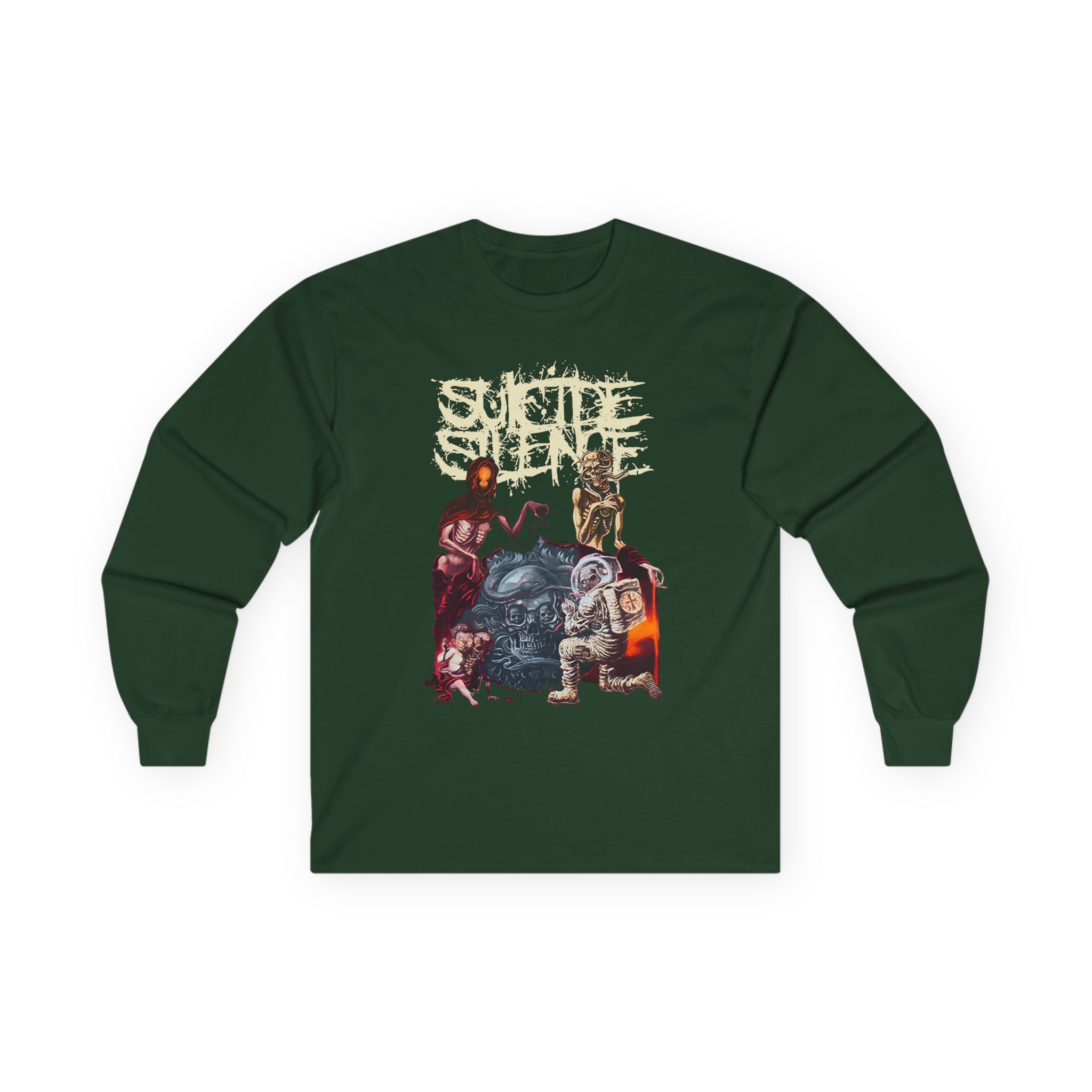 Suicide Silence Rymd Cover Tour 2023 Unisex Ultra Cotton Long Sleeve Tee