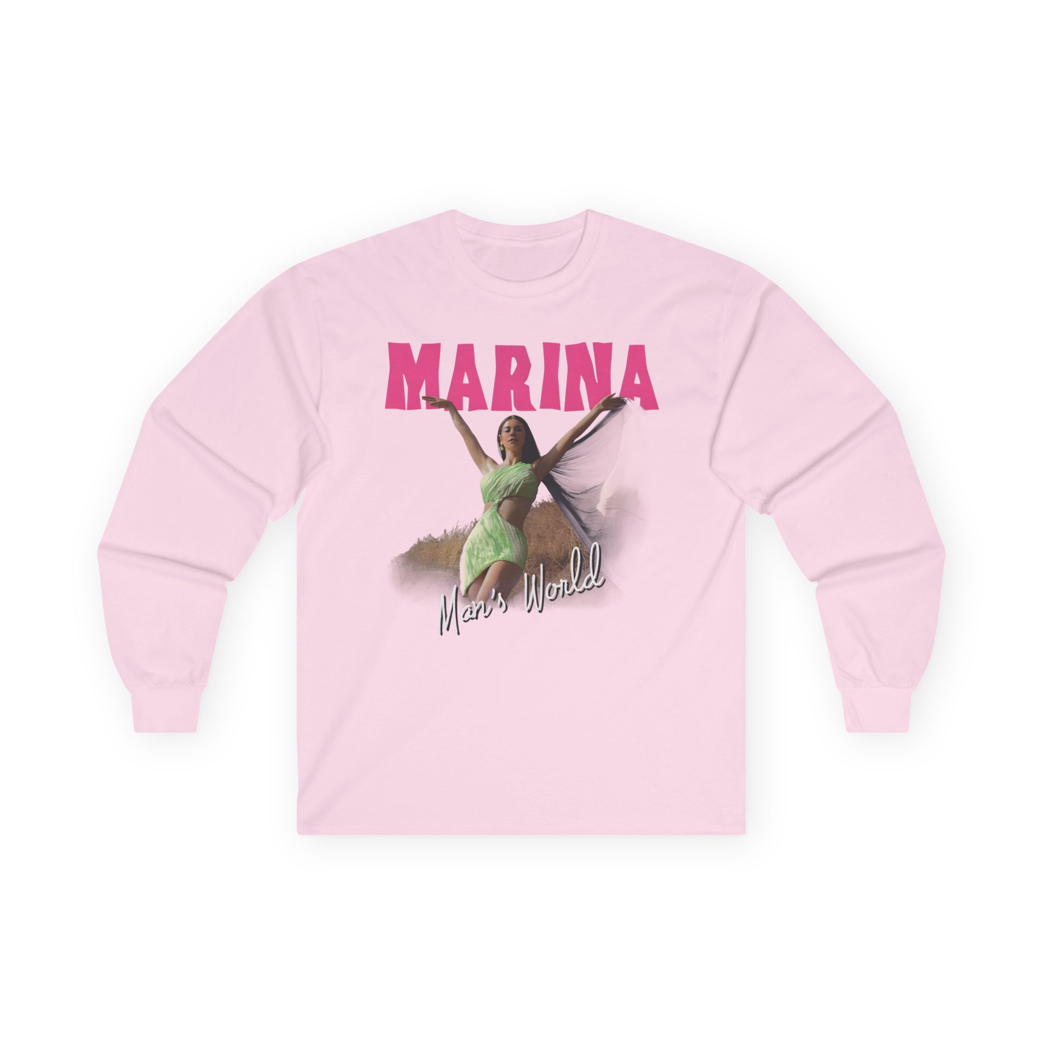 Marina Man's World Unisex Ultra Cotton Long Sleeve Tee