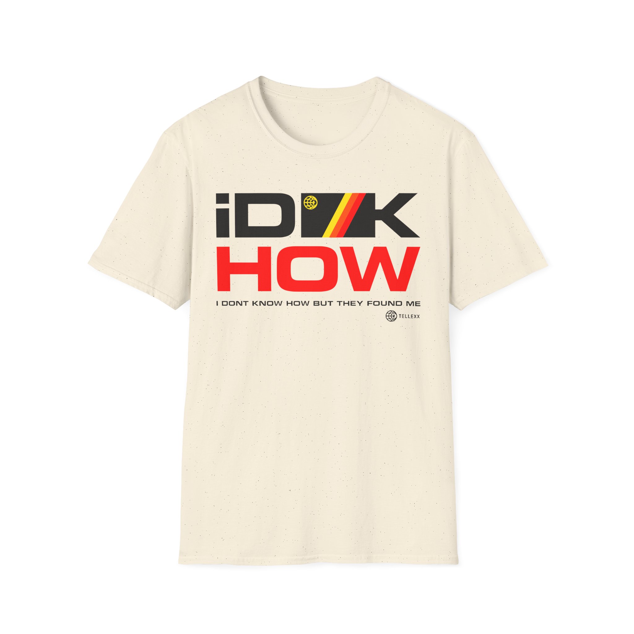 iDKHOW Striped Box Gold Unisex Softstyle T-Shirt