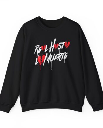 Anuel Aa Vdaay Black Real Hasta La Muerte Unisex Heavy Blend™ Crewneck Sweatshirt