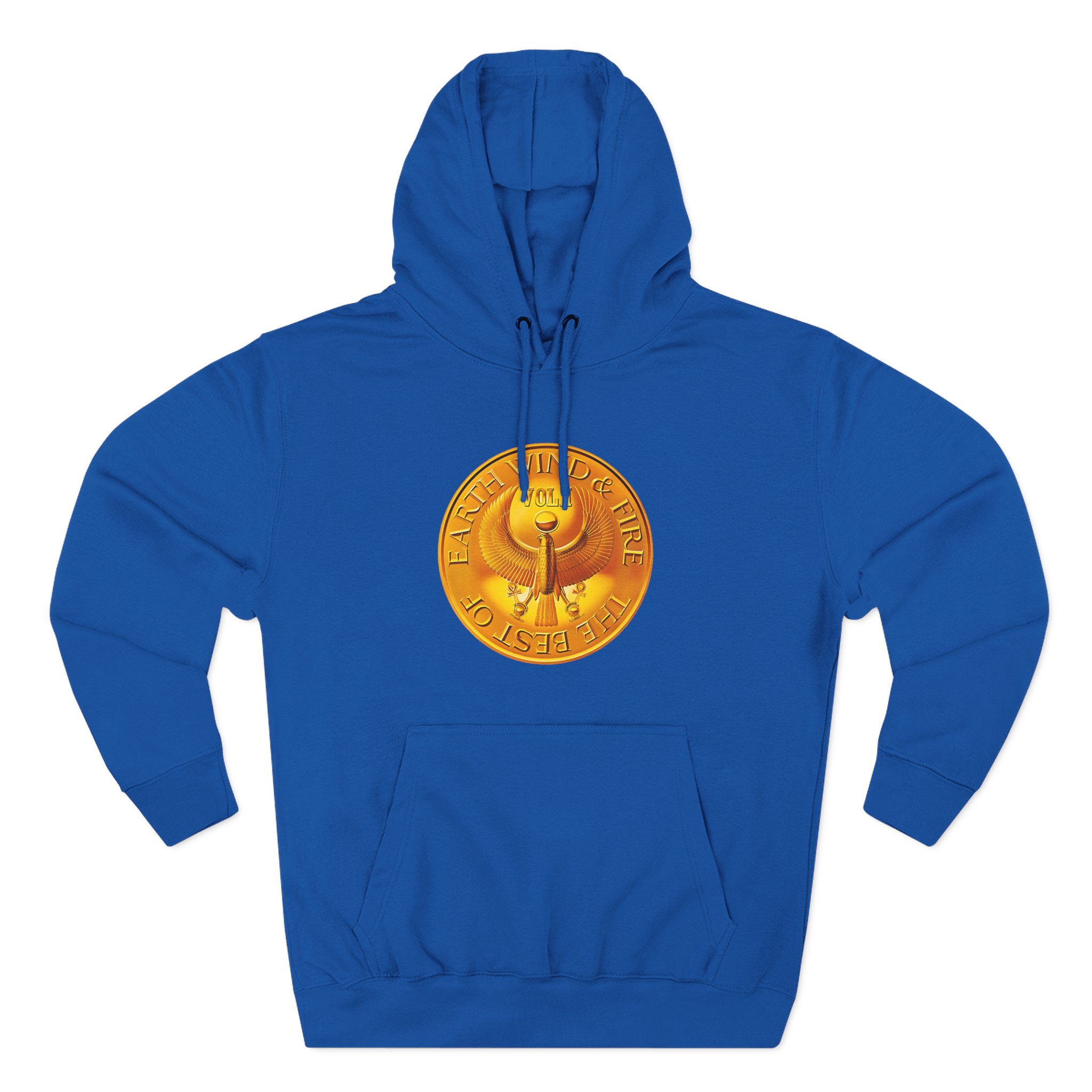 Earth Wind & Fire Medallion Teal Three-Panel Fleece Hoodie