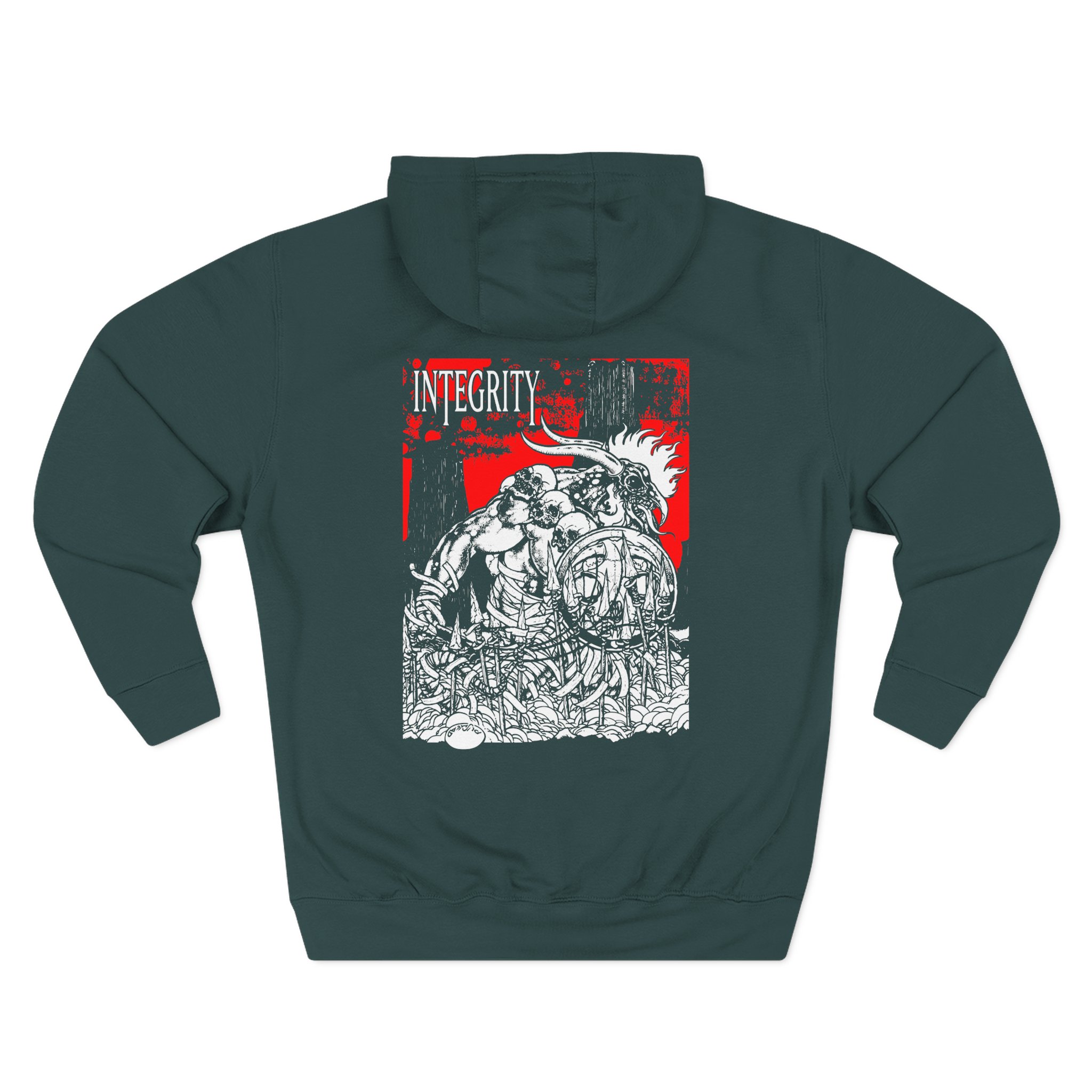 Integrity Humanity Is The Devil Three-Panel Fleece Hoodie