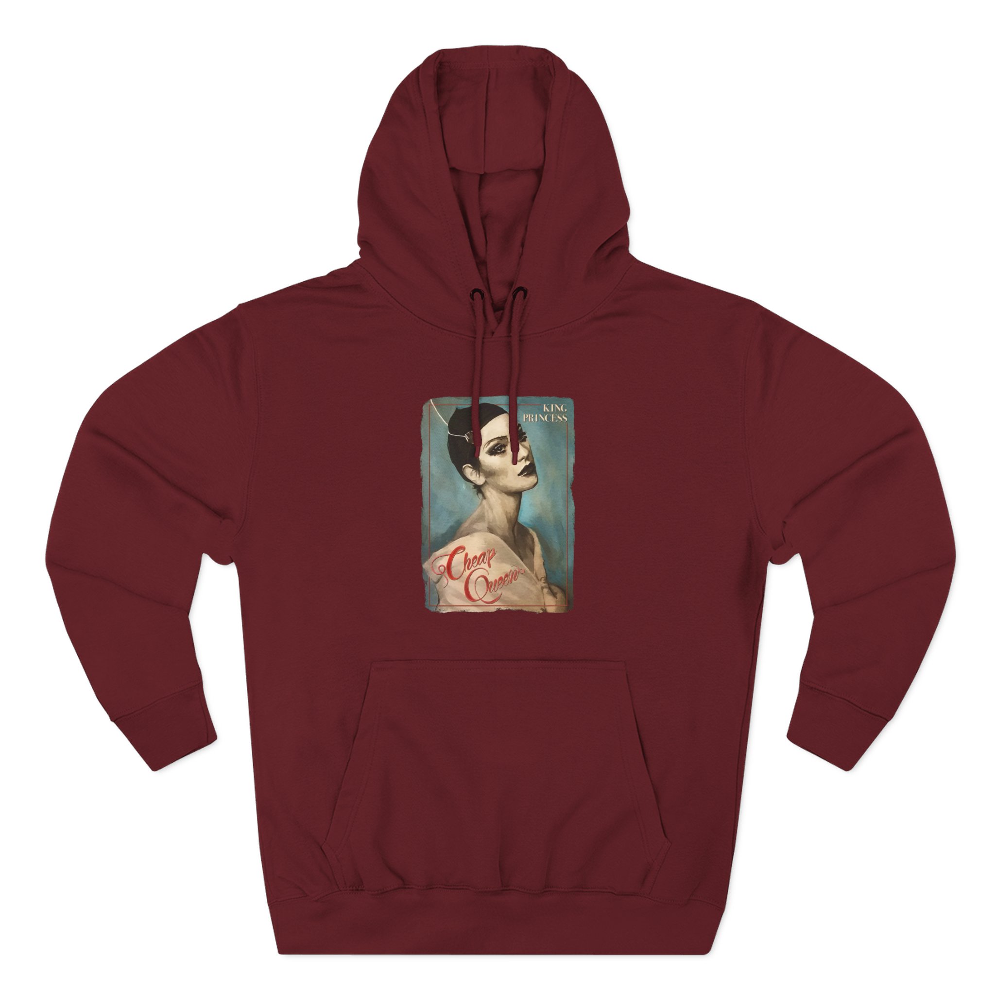 King Princess Cheap Queen Three-Panel Fleece Hoodie