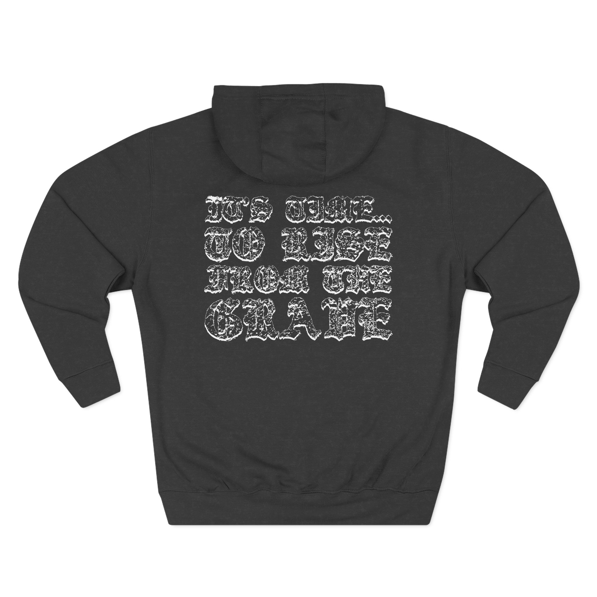 Undeath Time to Rise Three-Panel Fleece Hoodie