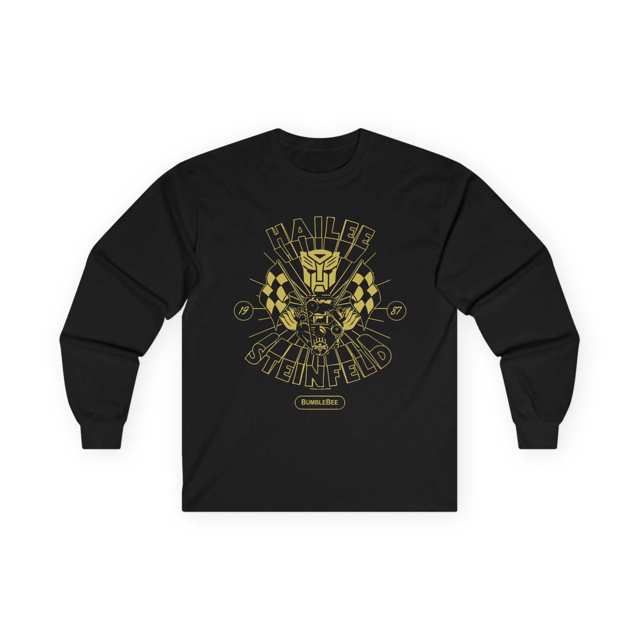 Hailee Steinfeld Bumblebee Garage Unisex Ultra Cotton Long Sleeve Tee