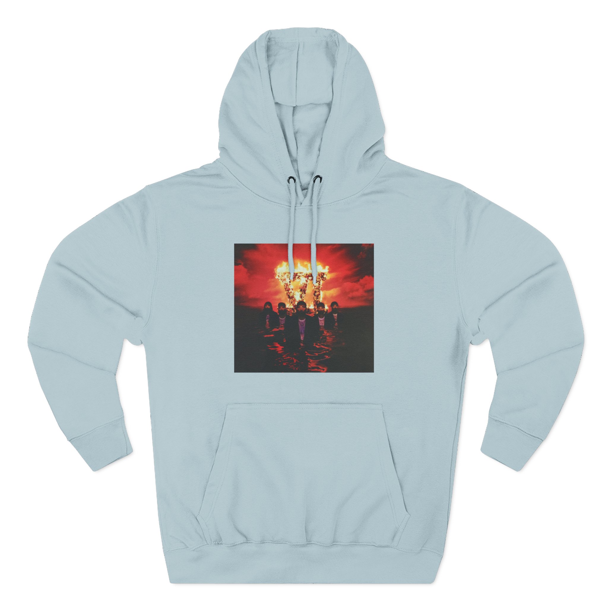 You Me at Six Truth Decay Three-Panel Fleece Hoodie