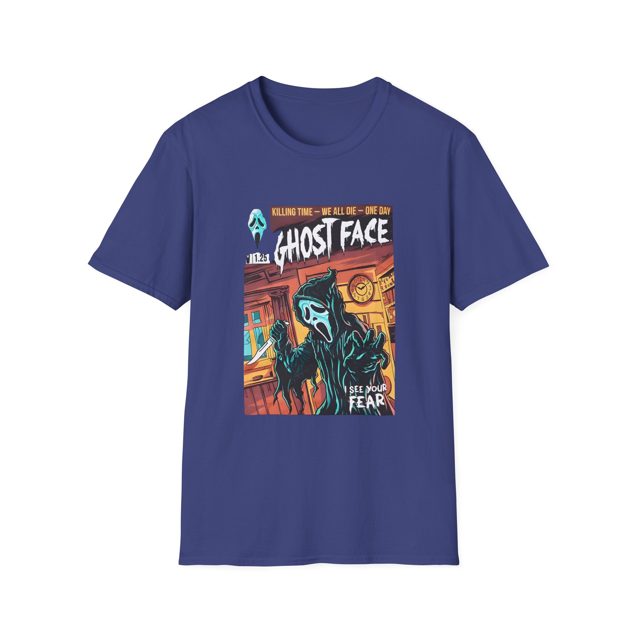 Ghostface Comic Cover Unisex Softstyle T-Shirt