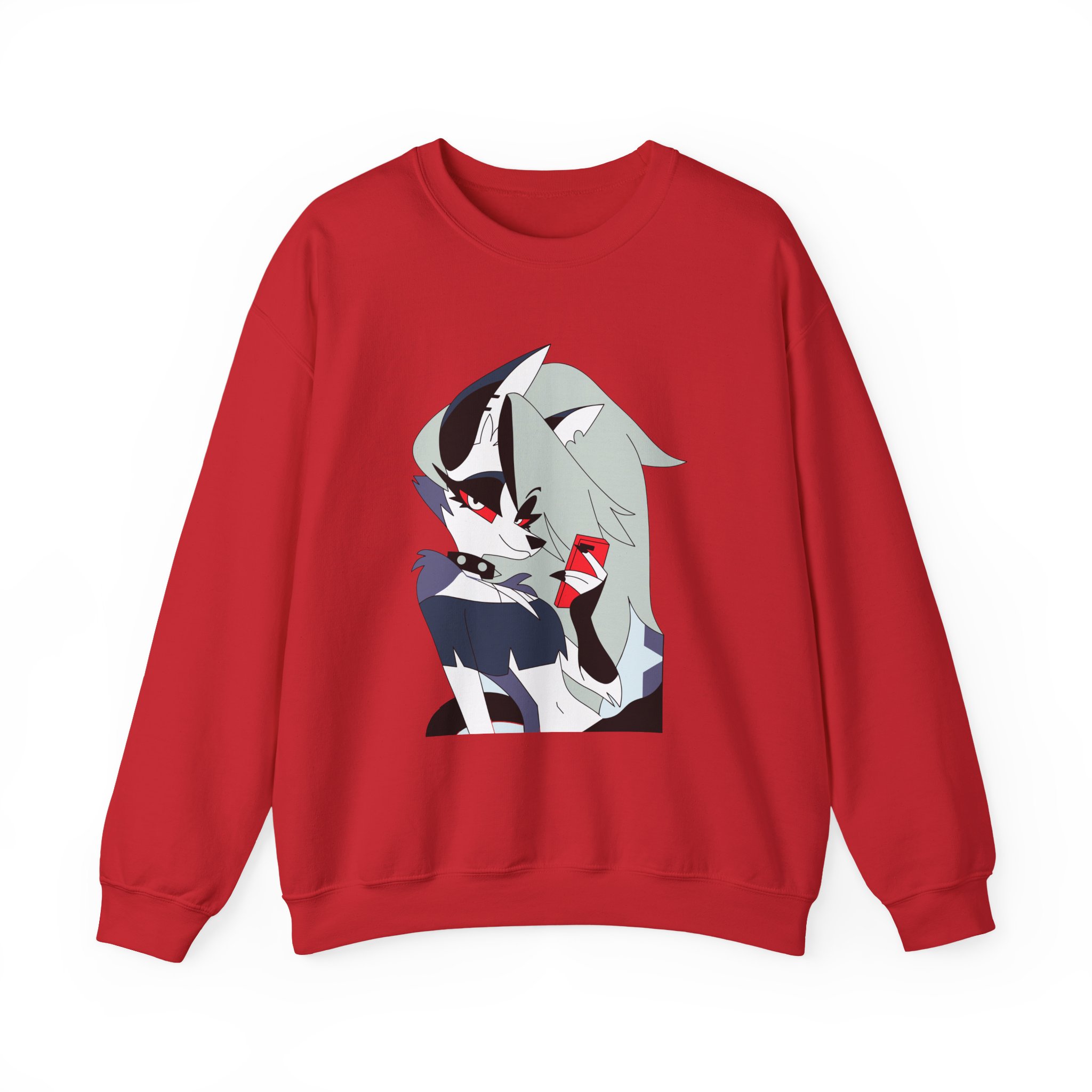 Helluva Boss Loona Unisex Heavy Blendâ„¢ Crewneck Sweatshirt