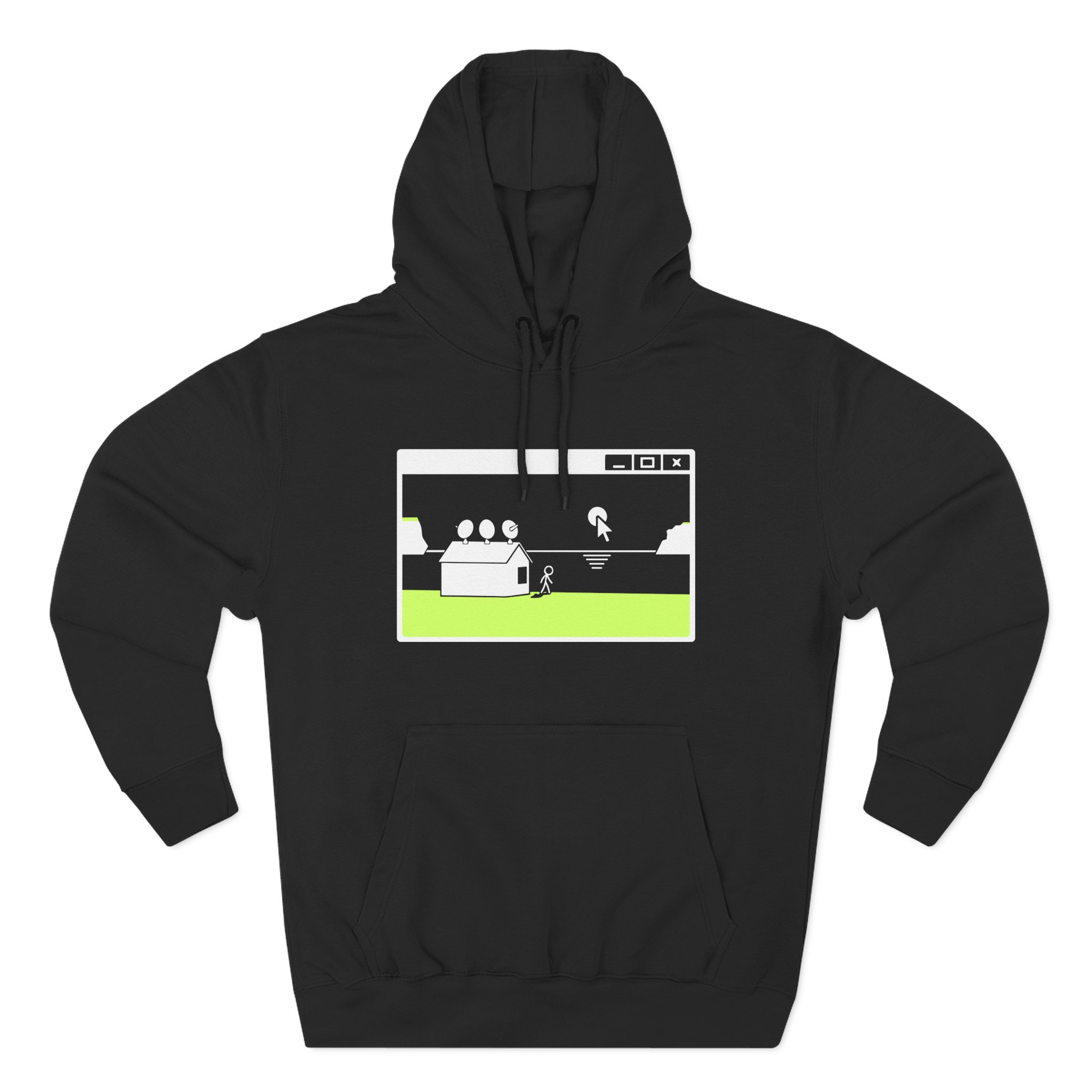 Alan Becker Lo-Fi Three-Panel Fleece Hoodie