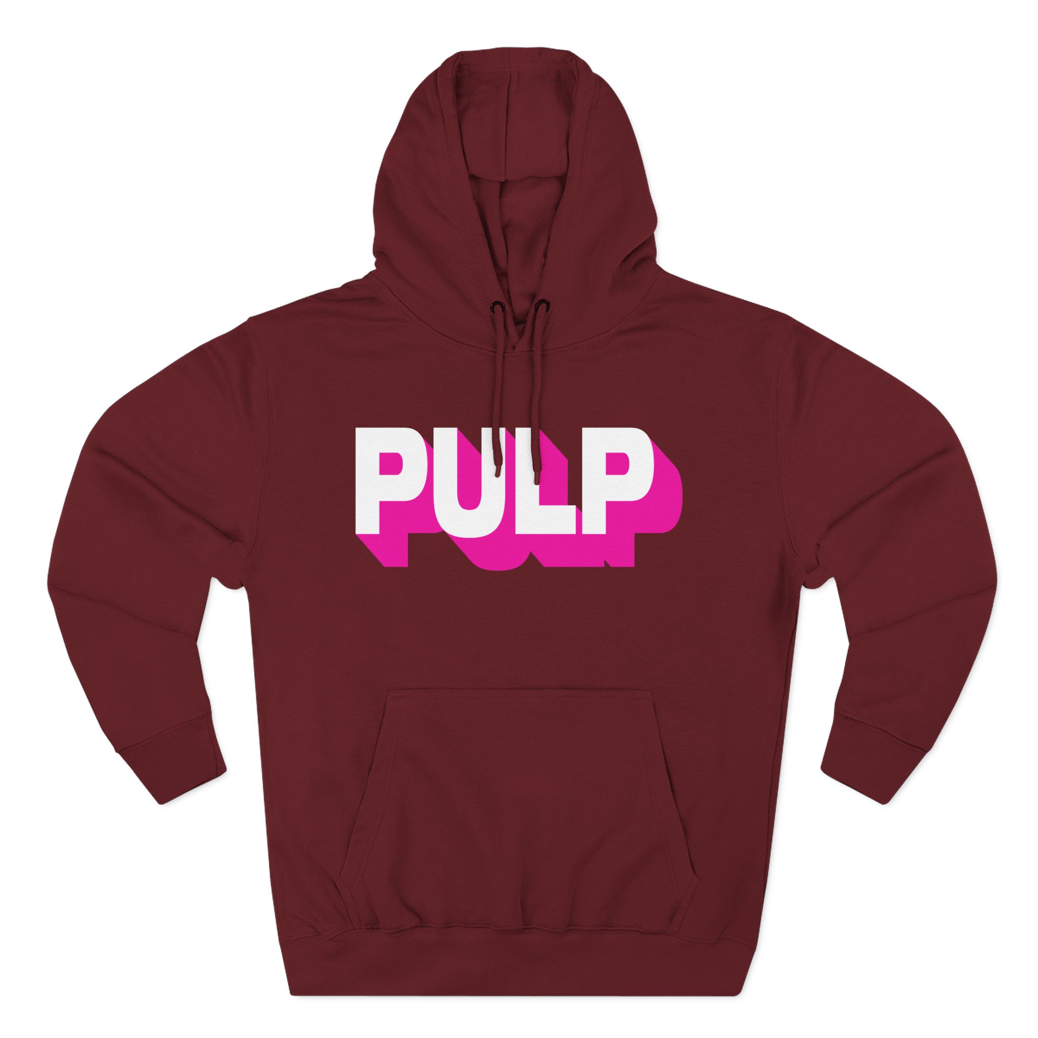 Pulp Logo Three-Panel Fleece Hoodie