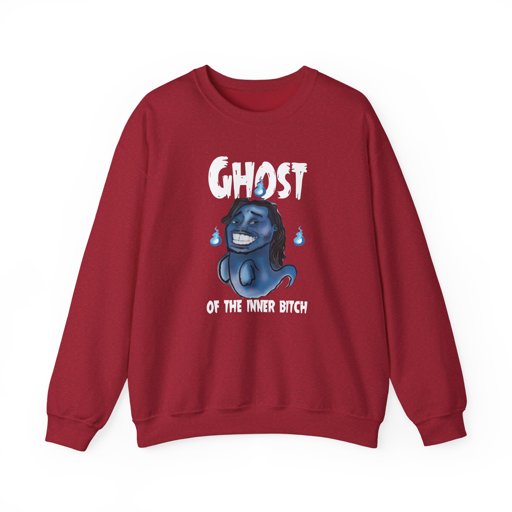 Aba and Preach Ghost of the Inner Bitch Unisex Heavy Blendâ„¢ Crewneck Sweatshirt