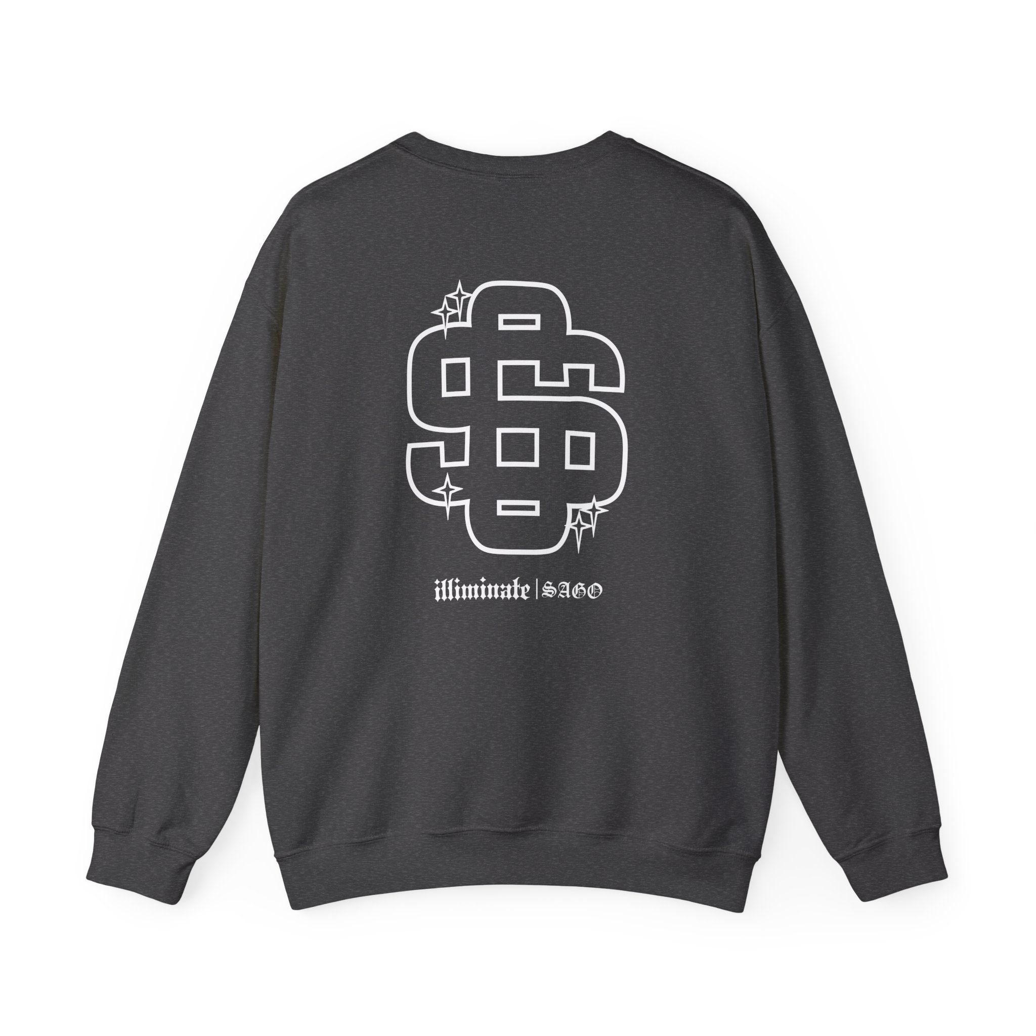 Illiminate Collab Unisex Heavy Blendâ„¢ Crewneck Sweatshirt