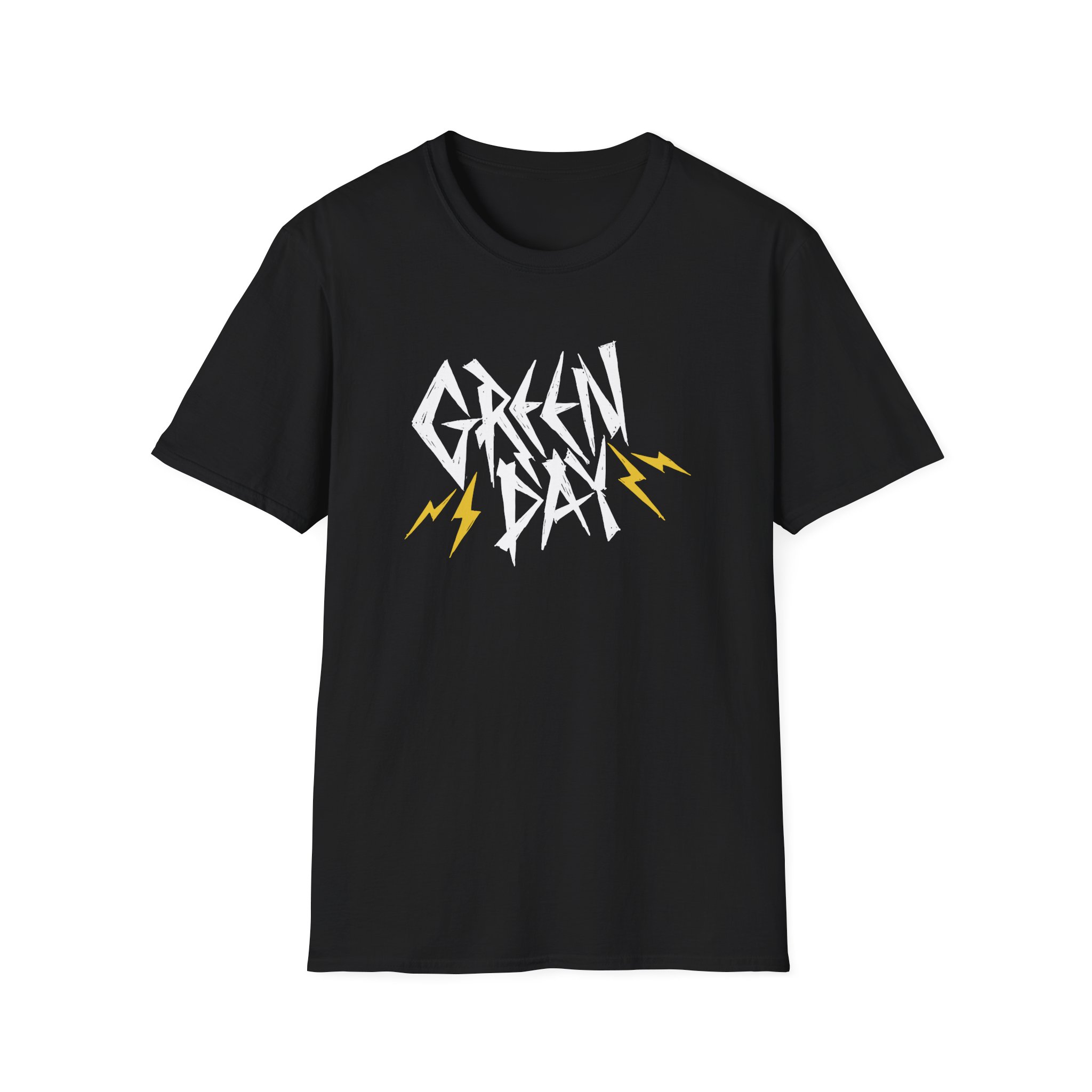 Green Day Bolt Logo Unisex Softstyle T-Shirt