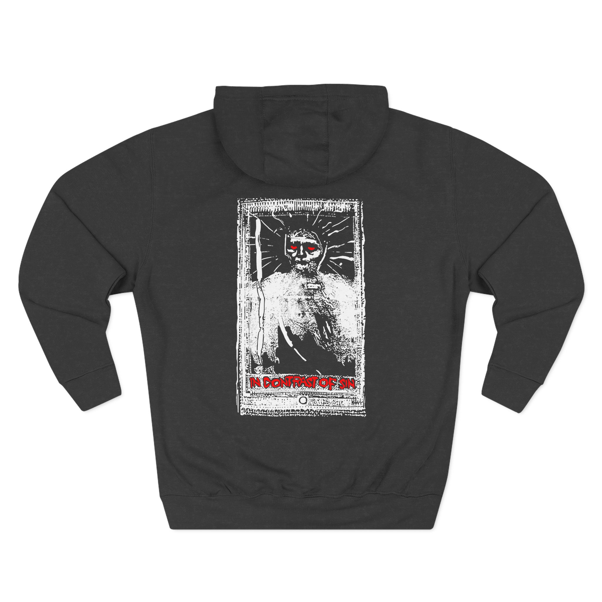 Integrity In Contrast Three-Panel Fleece Hoodie