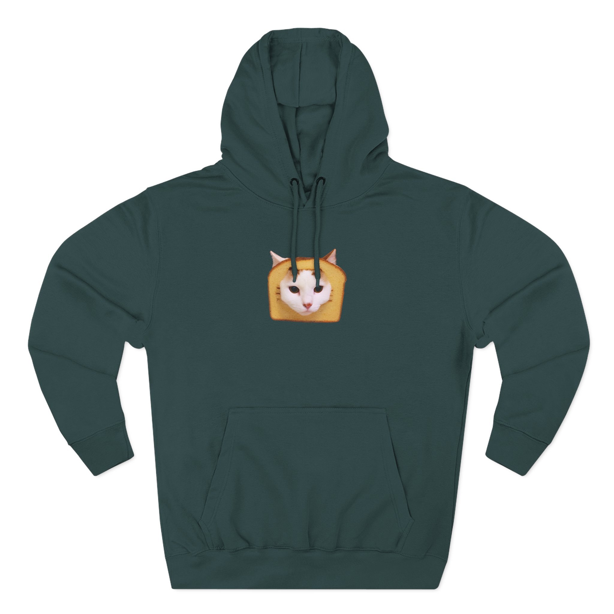 William Osman Bread Cat Three-Panel Fleece Hoodie