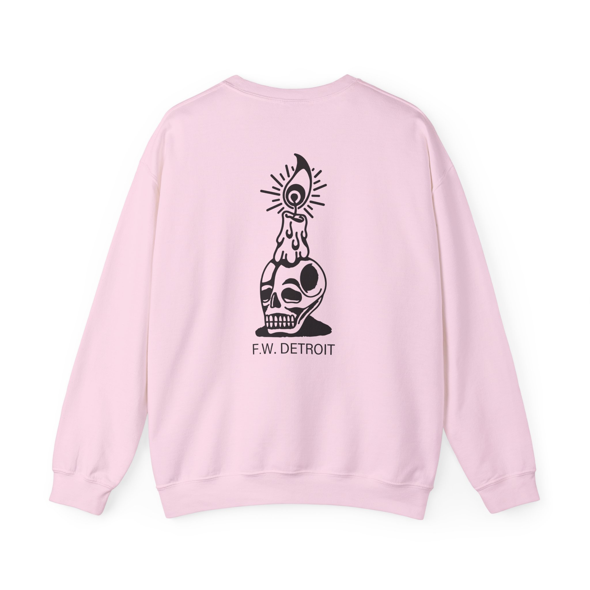 Fireworks Skull Unisex Heavy Blendâ„¢ Crewneck Sweatshirt