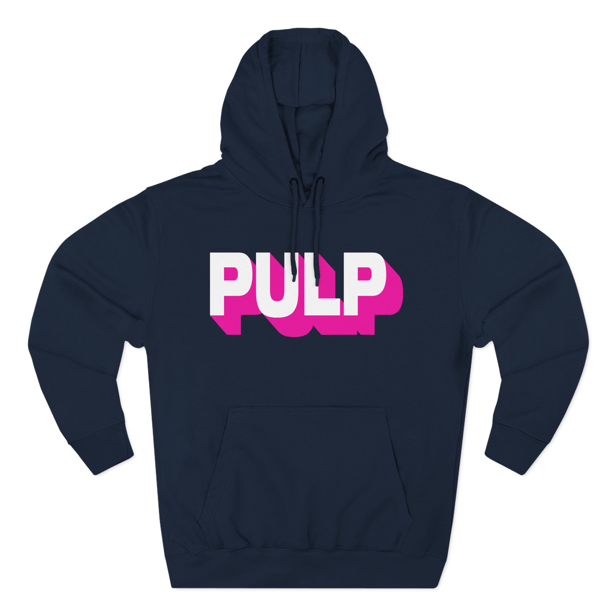 Pulp Logo Three-Panel Fleece Hoodie