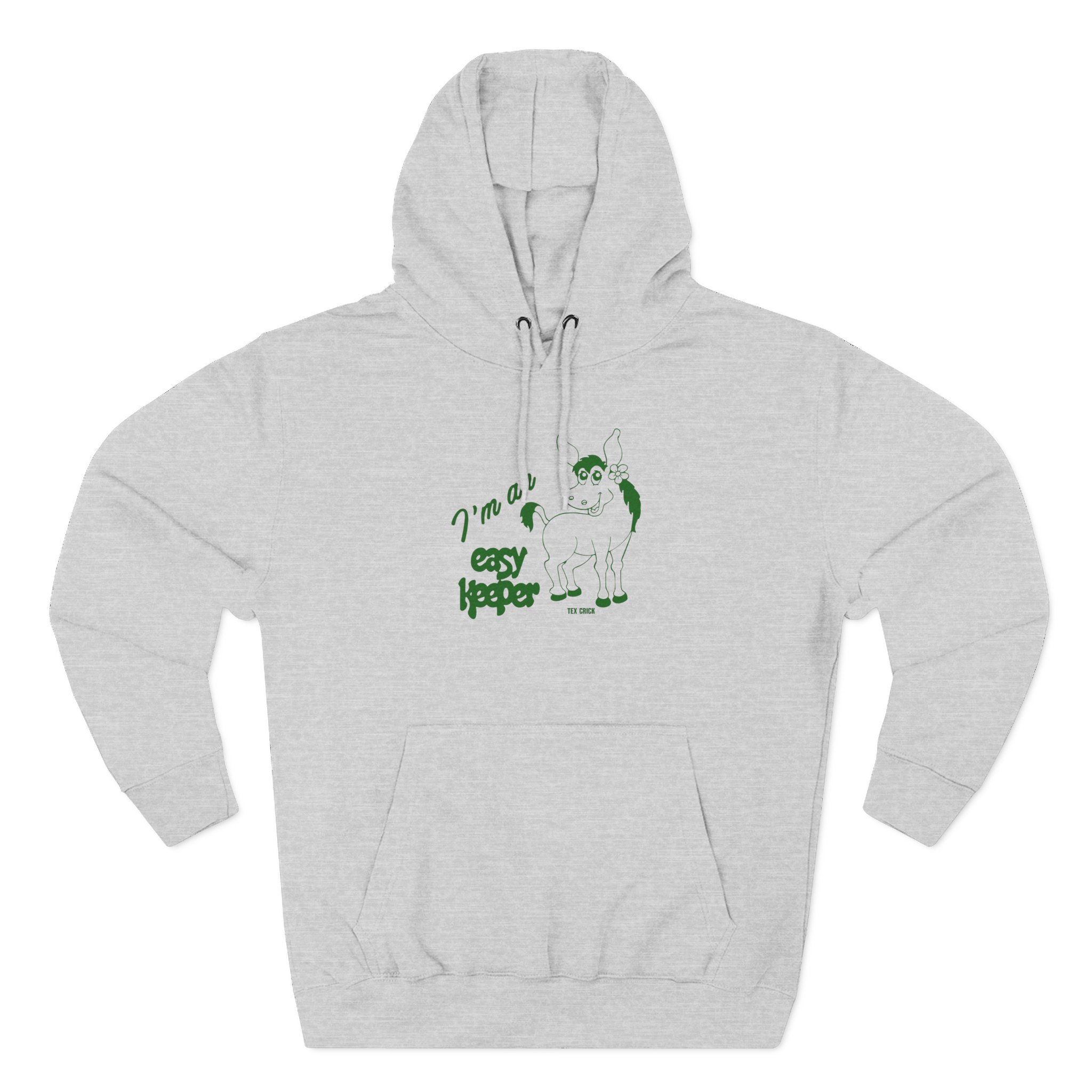 Mac Demarco Tex Crick Easy Keeper Ivory Mule Three-Panel Fleece Hoodie