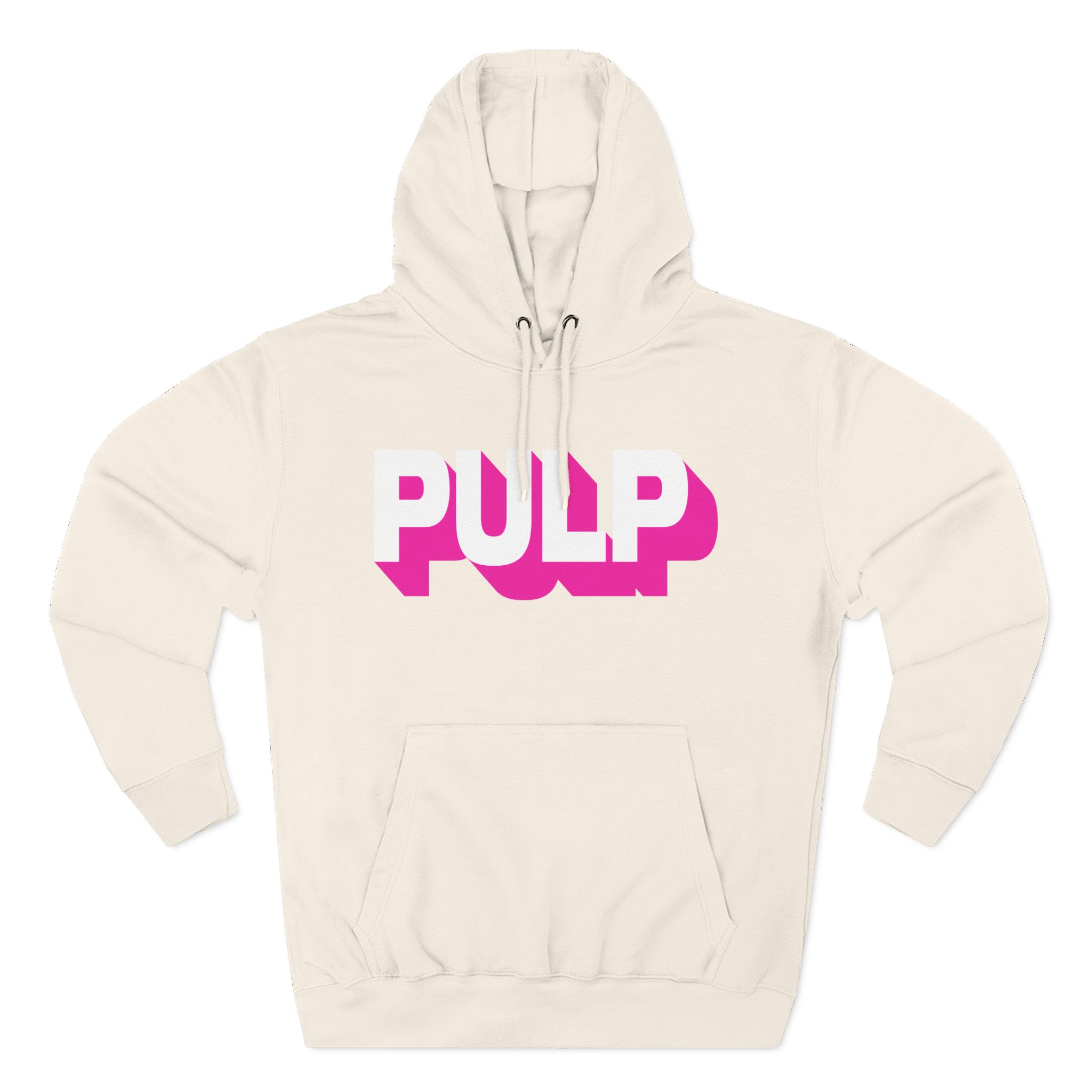 Pulp Logo Three-Panel Fleece Hoodie