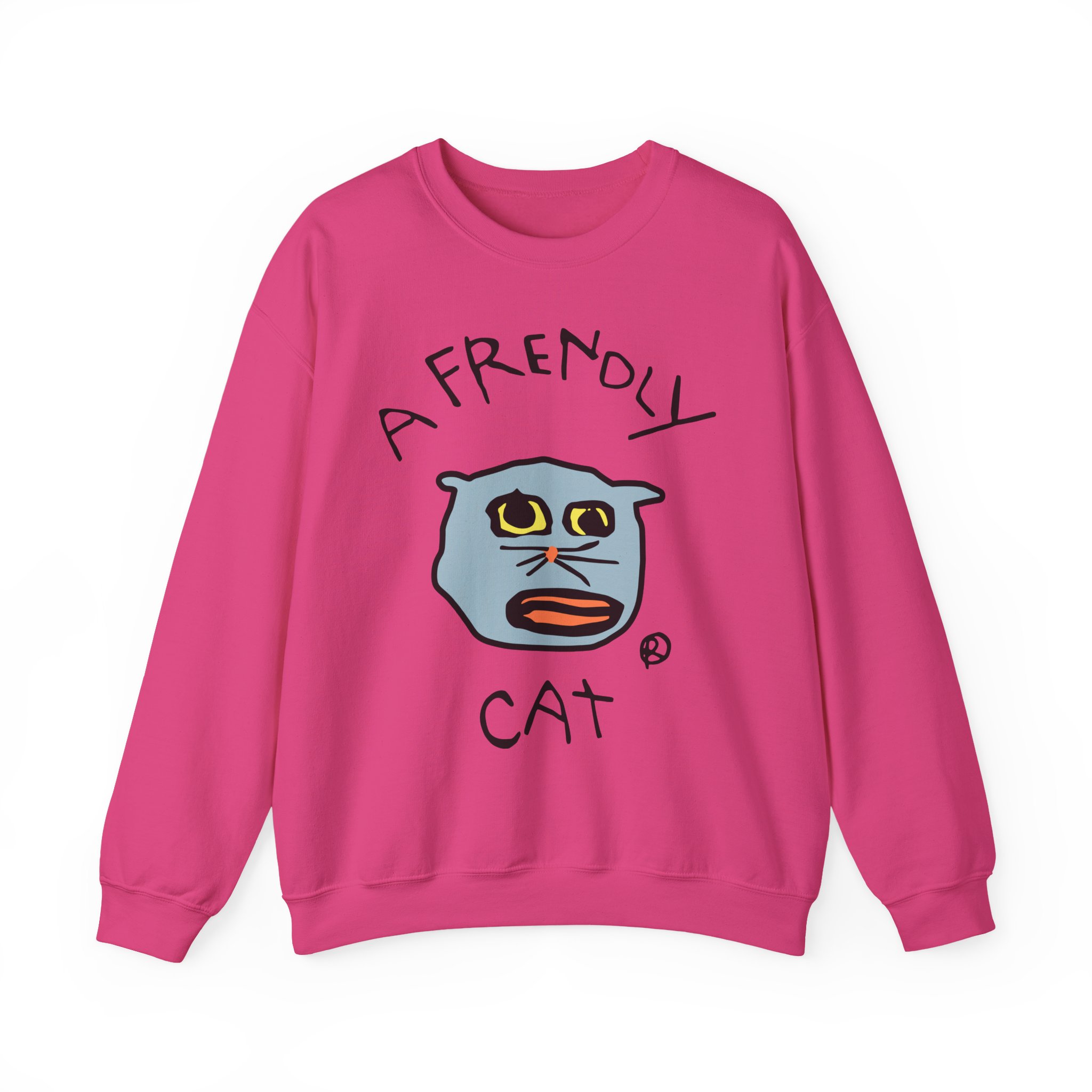 Lirik Just a Frendly Cat Unisex Heavy Blendâ„¢ Crewneck Sweatshirt