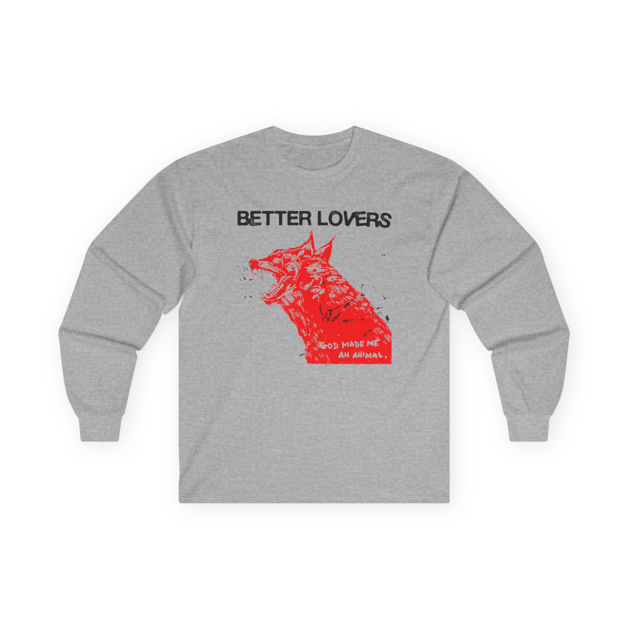 Better Lovers WOLF Unisex Ultra Cotton Long Sleeve Tee