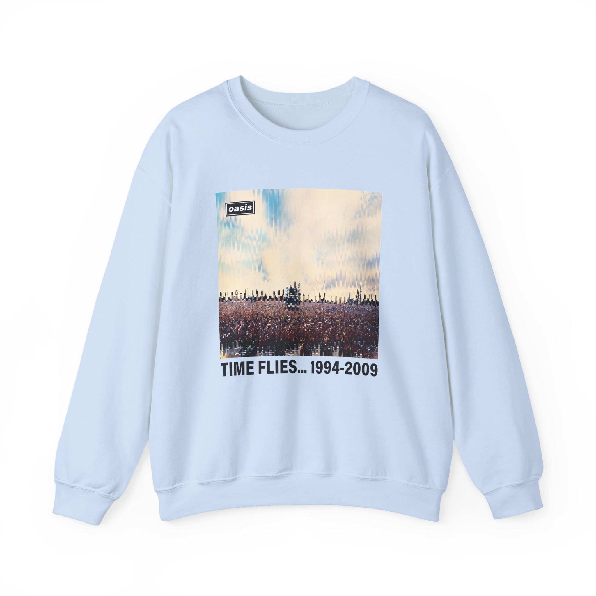 Oasis Time Flies 15th Anniversary Unisex Heavy Blendâ„¢ Crewneck Sweatshirt