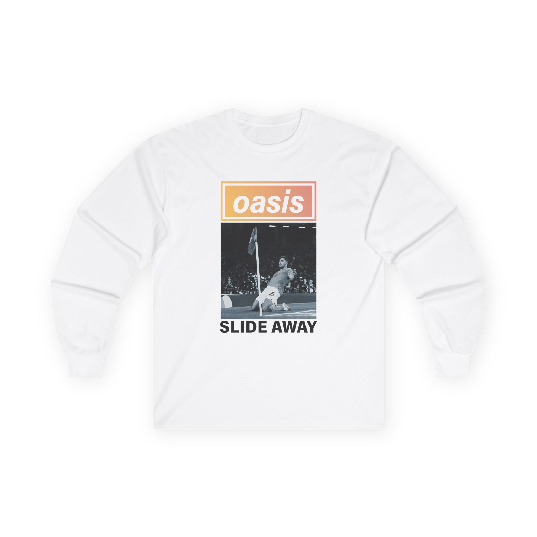Oasis Man City Slide Away Unisex Ultra Cotton Long Sleeve Tee