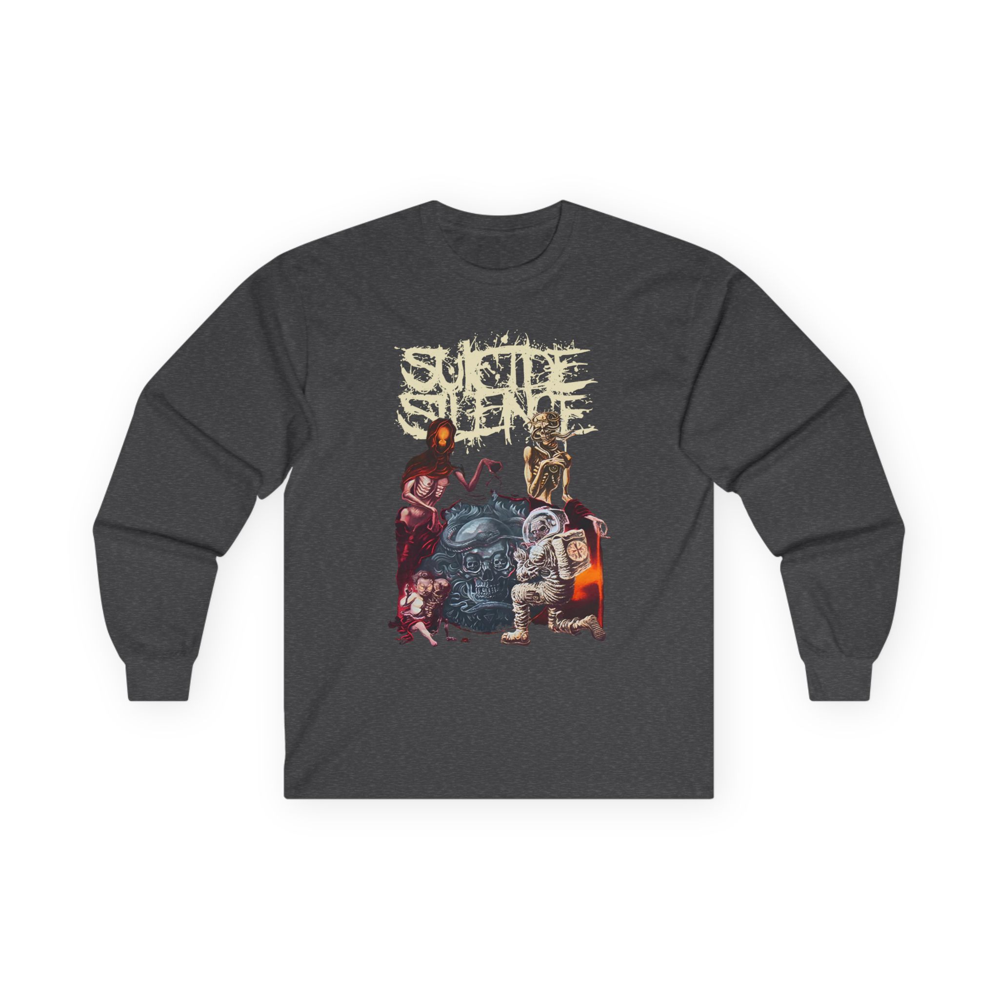 Suicide Silence Rymd Cover Tour 2023 Unisex Ultra Cotton Long Sleeve Tee