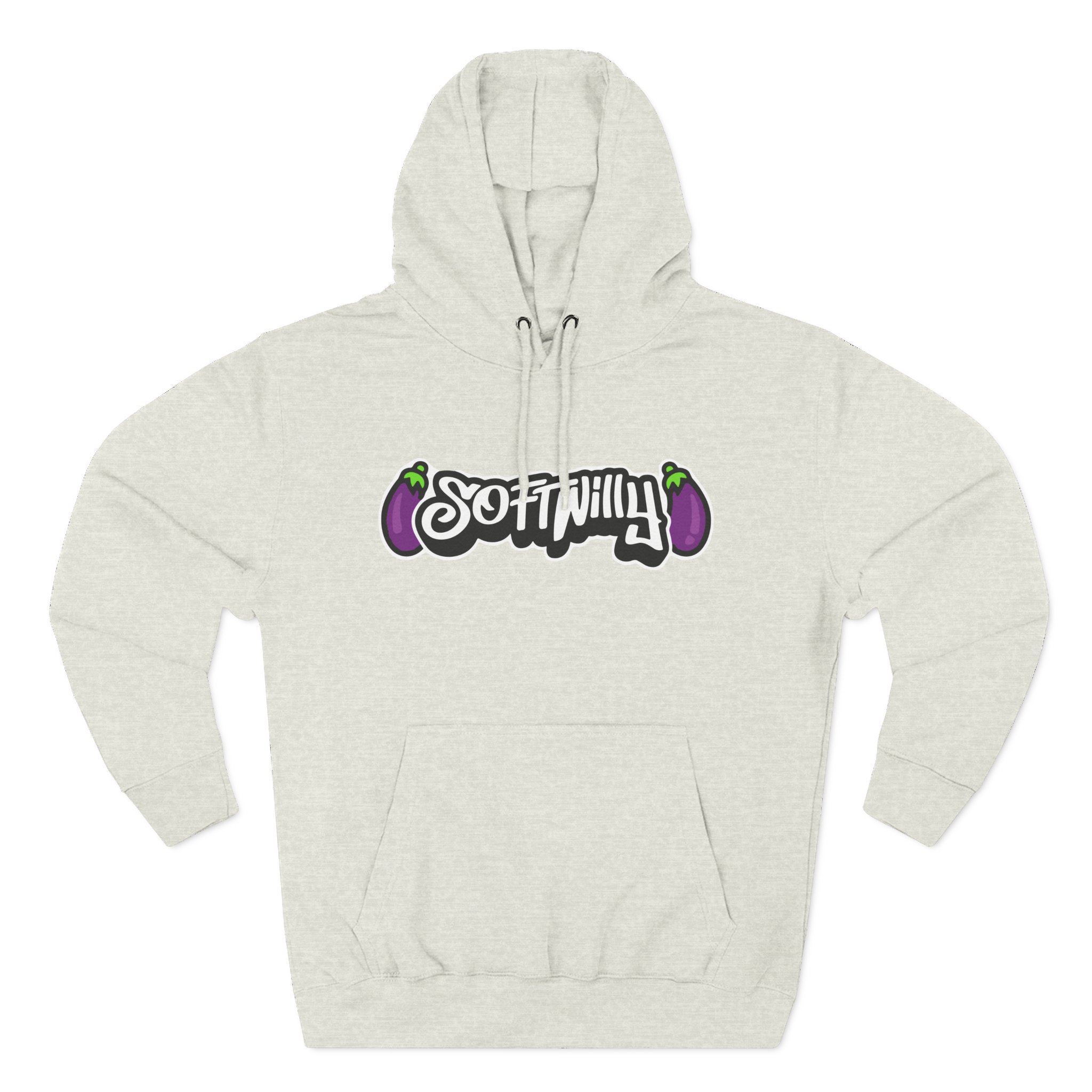 Softwilly Three-Panel Fleece Hoodie