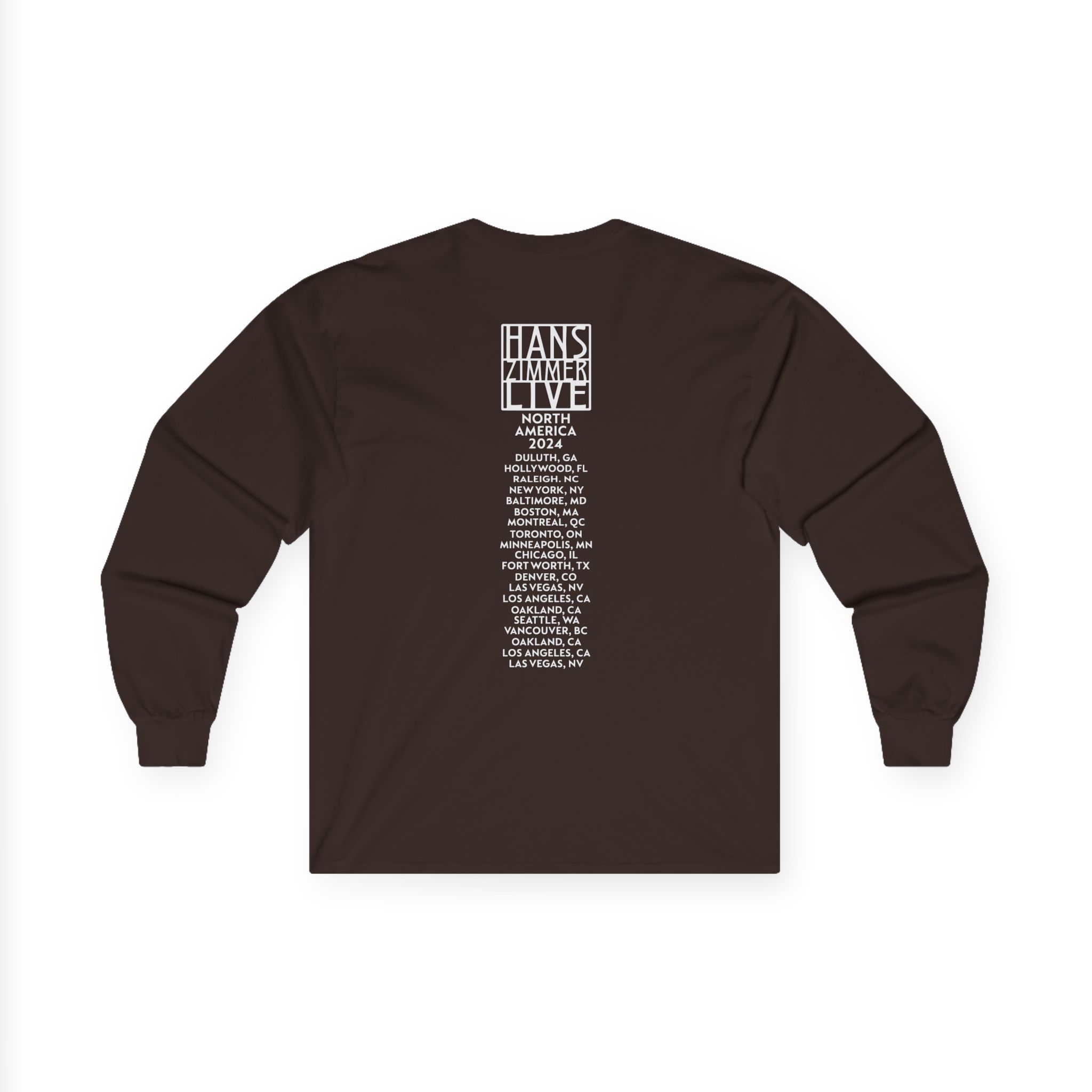 Hans Zimmer Logo Tour Unisex Ultra Cotton Long Sleeve Tee