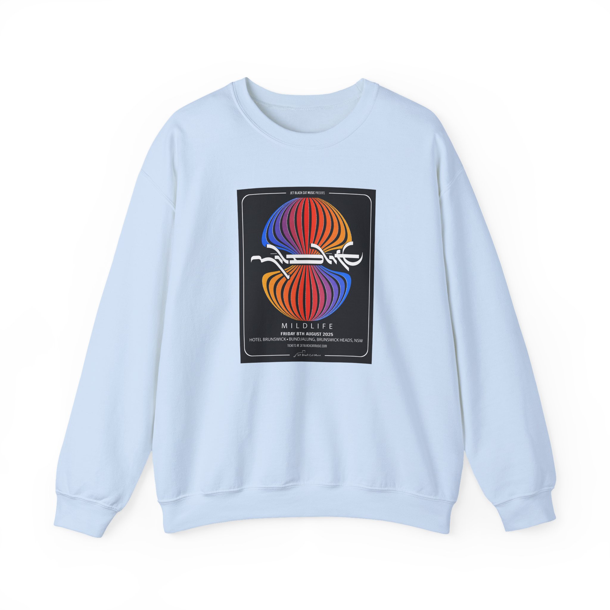 Mildlife Hotel Brunswick, NSW Concert Unisex Heavy Blendâ„¢ Crewneck Sweatshirt