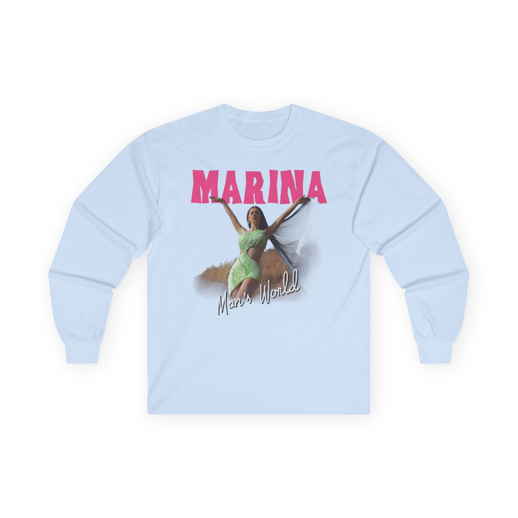 Marina Man's World Unisex Ultra Cotton Long Sleeve Tee