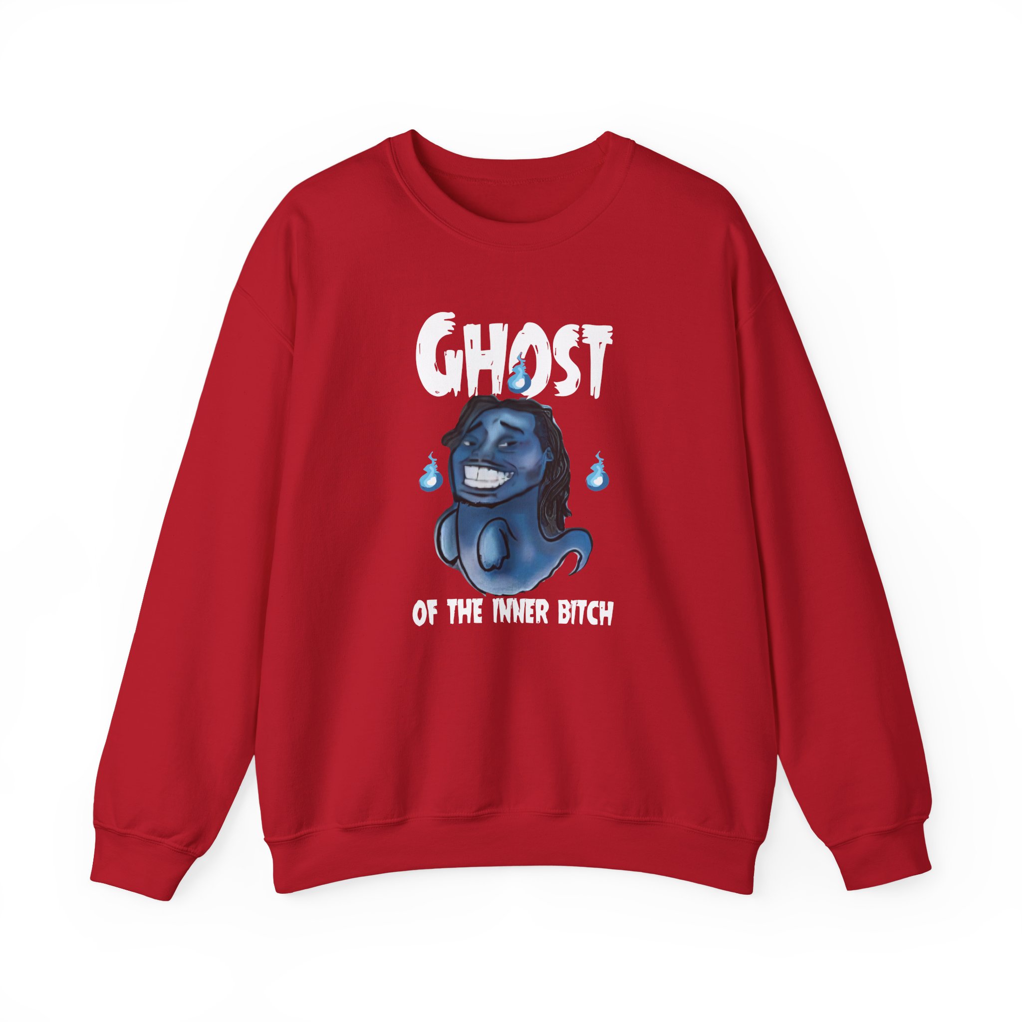 Aba and Preach Ghost of the Inner Bitch Unisex Heavy Blendâ„¢ Crewneck Sweatshirt