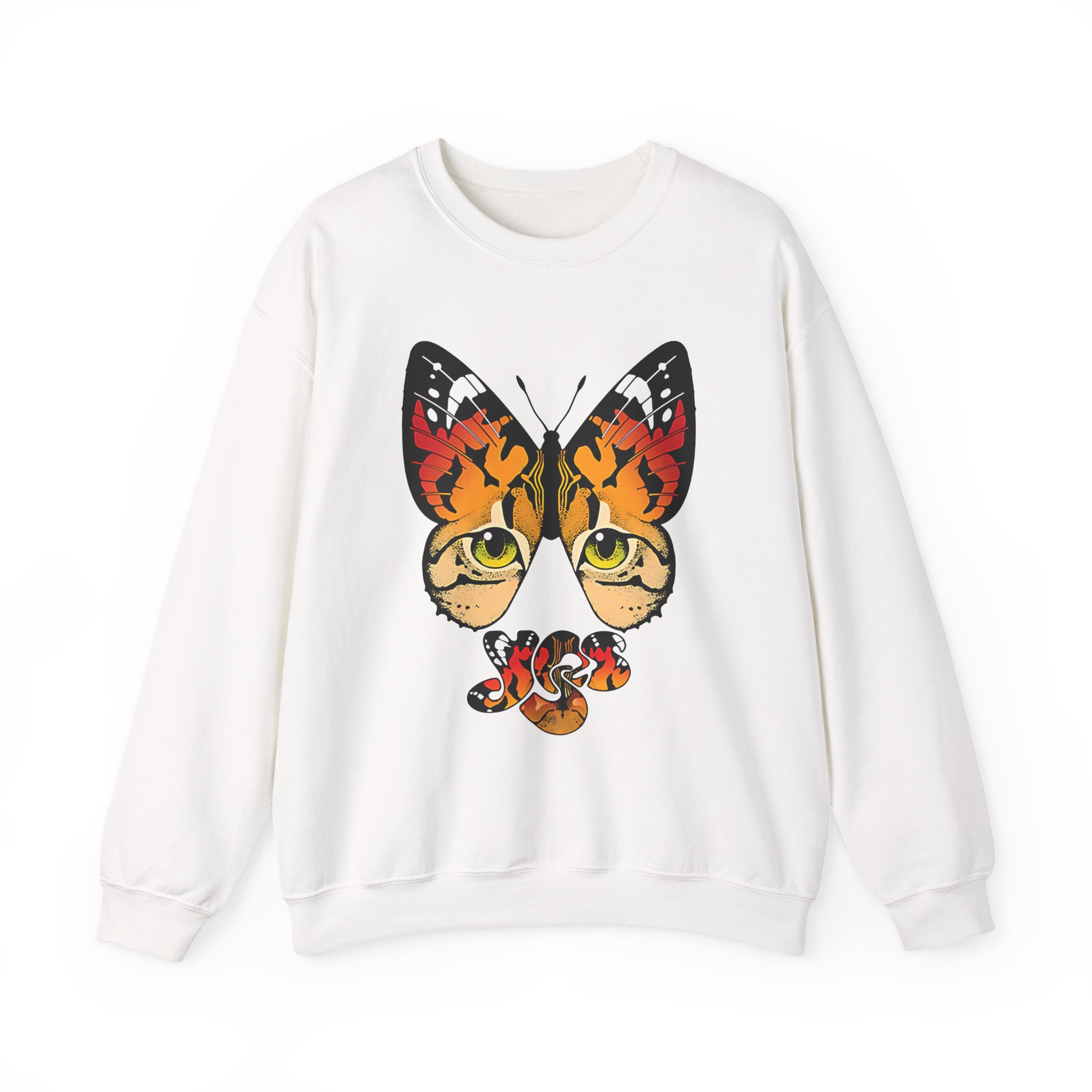 Yes Monarch Eyes Logo Unisex Heavy Blendâ„¢ Crewneck Sweatshirt