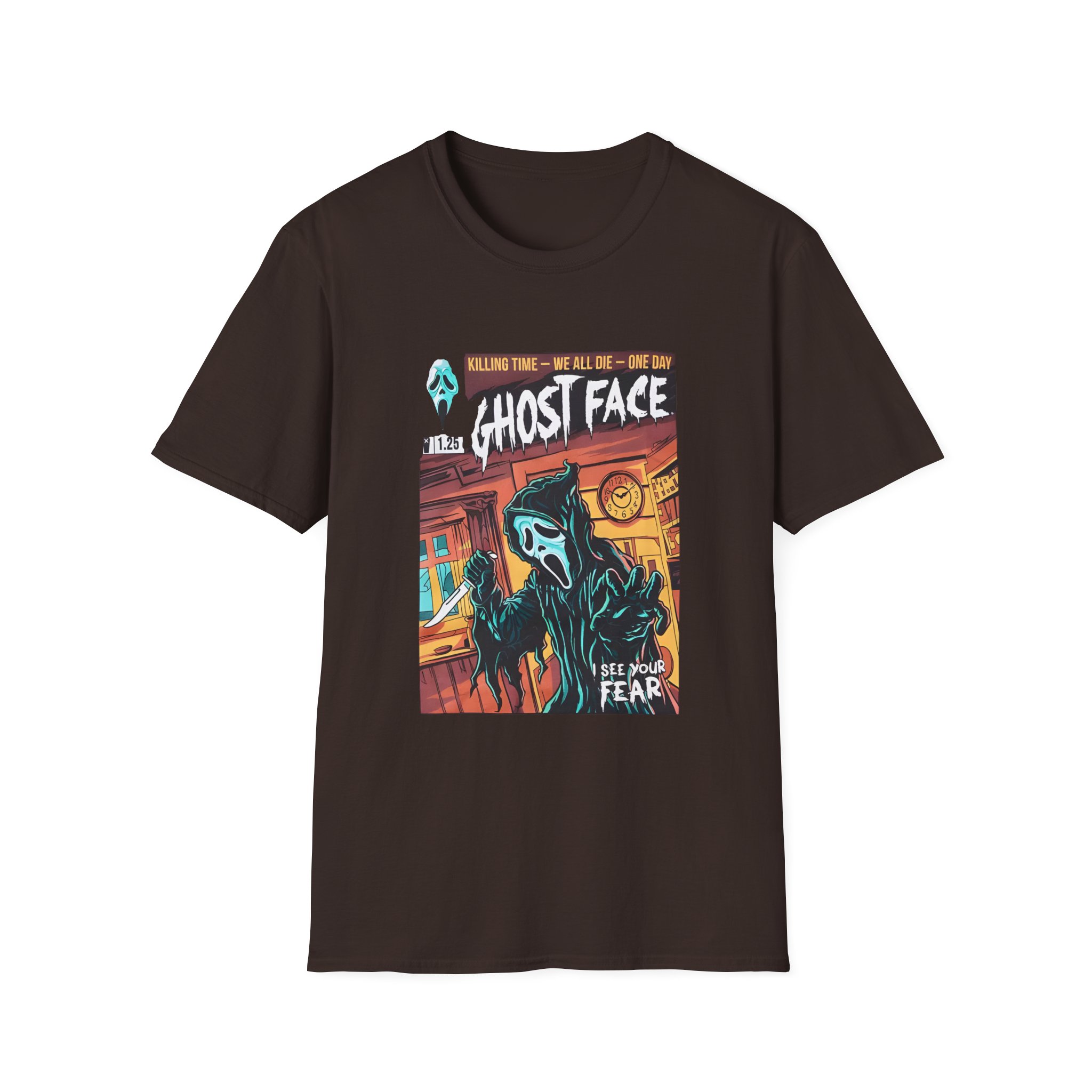 Ghostface Comic Cover Unisex Softstyle T-Shirt