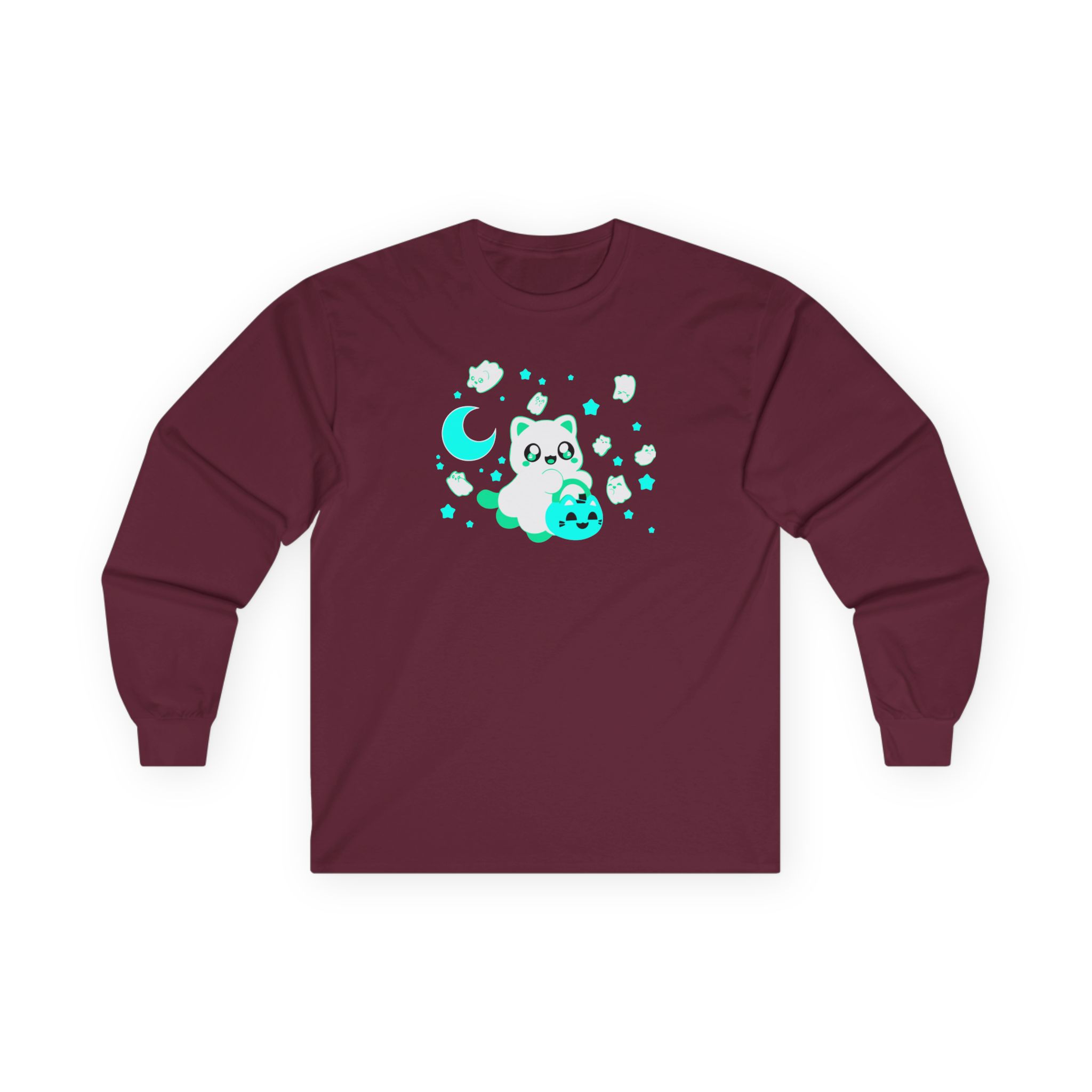 Aphmau Ghost Cat Unisex Ultra Cotton Long Sleeve Tee