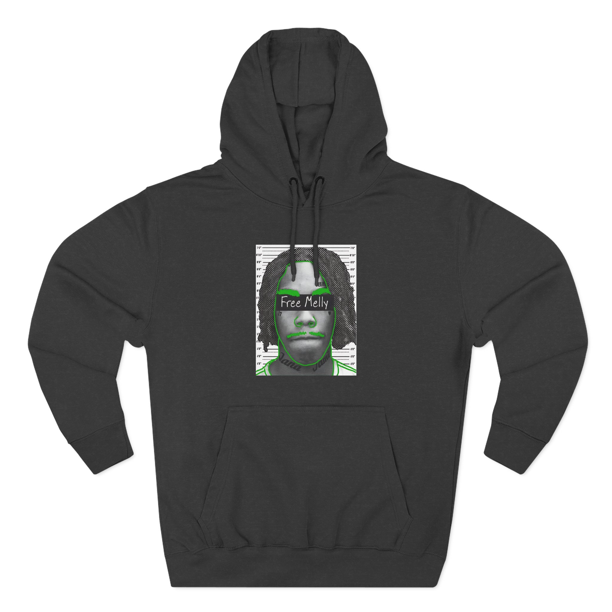 YNW Melly Free Melly Three-Panel Fleece Hoodie