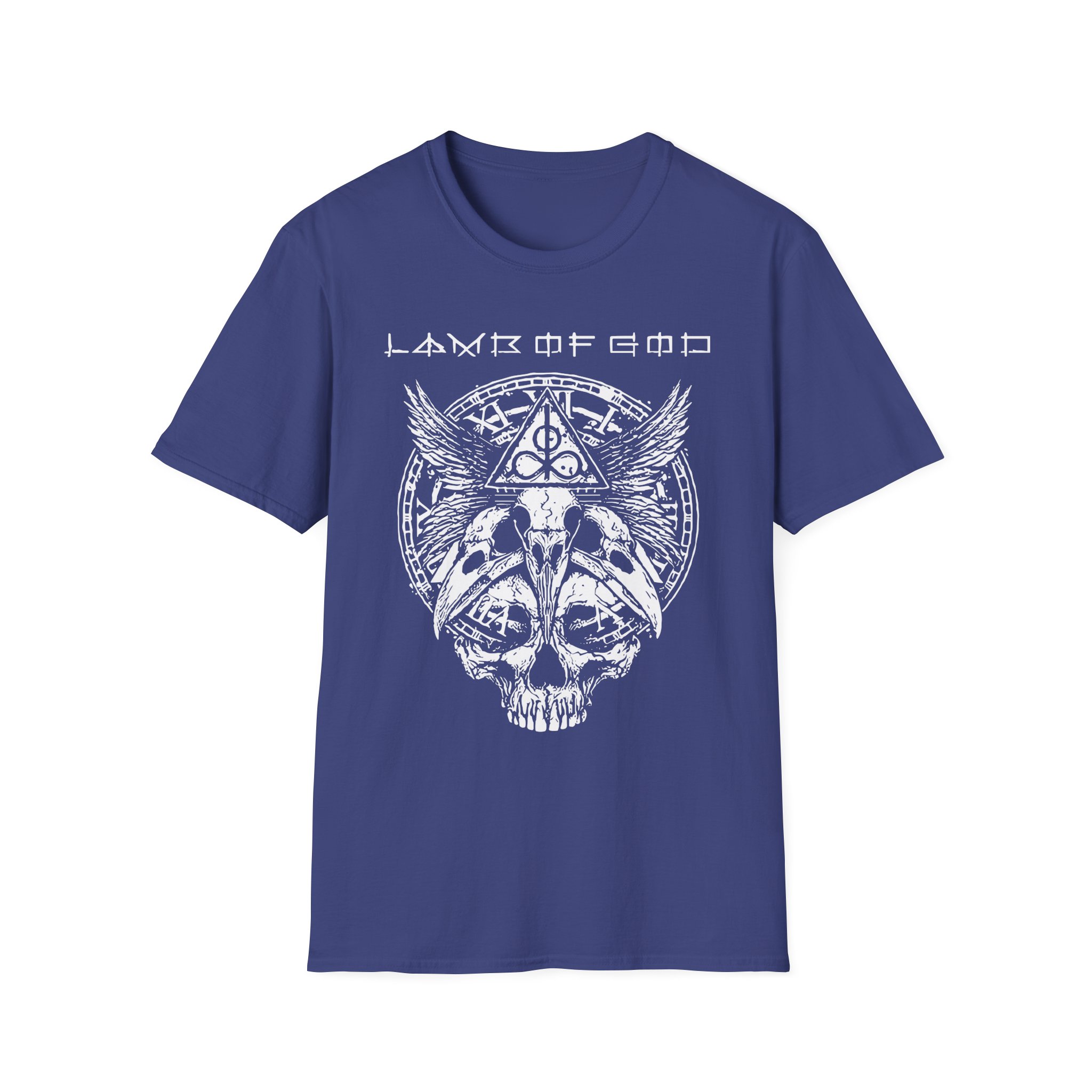 Lamb of God Time Skull Unisex Softstyle T-Shirt