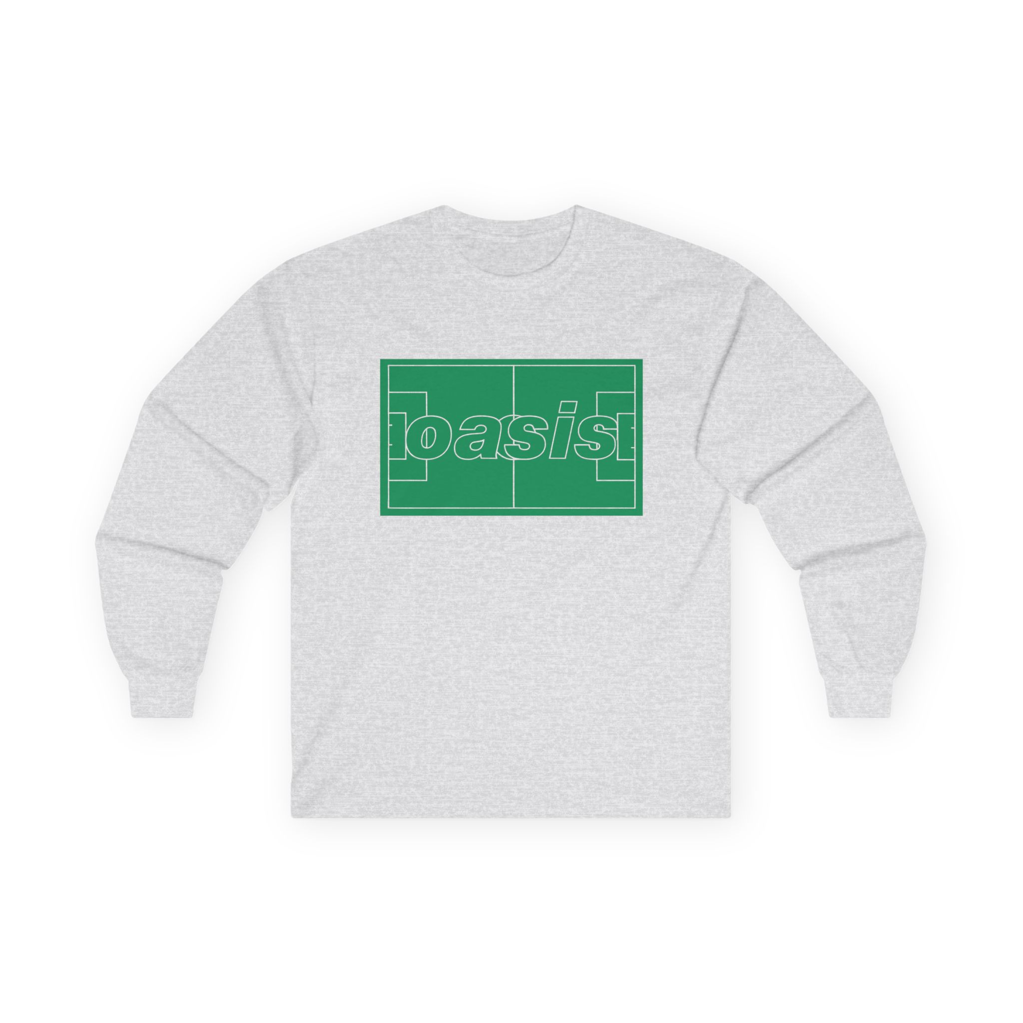 Oasis Logo Pitch Unisex Ultra Cotton Long Sleeve Tee