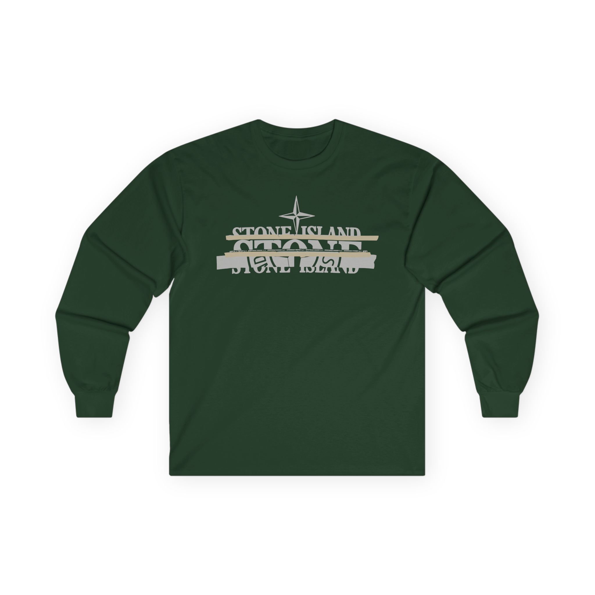 Dermot Kennedy Stone Island Band Multi Logo Unisex Ultra Cotton Long Sleeve Tee