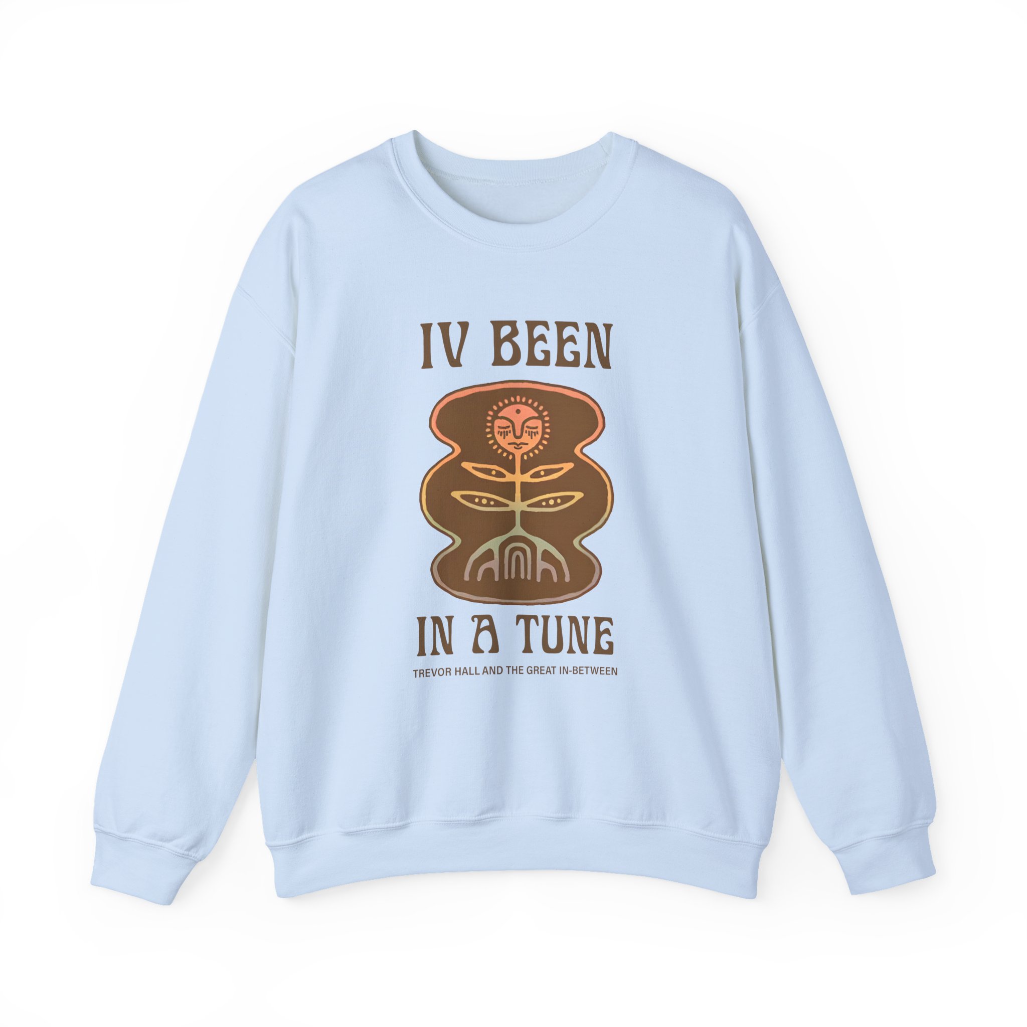 Trevor Hall in a Tune Unisex Heavy Blendâ„¢ Crewneck Sweatshirt
