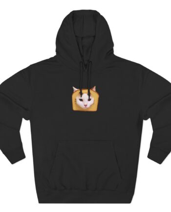William Osman Bread Cat Three-Panel Fleece Hoodie