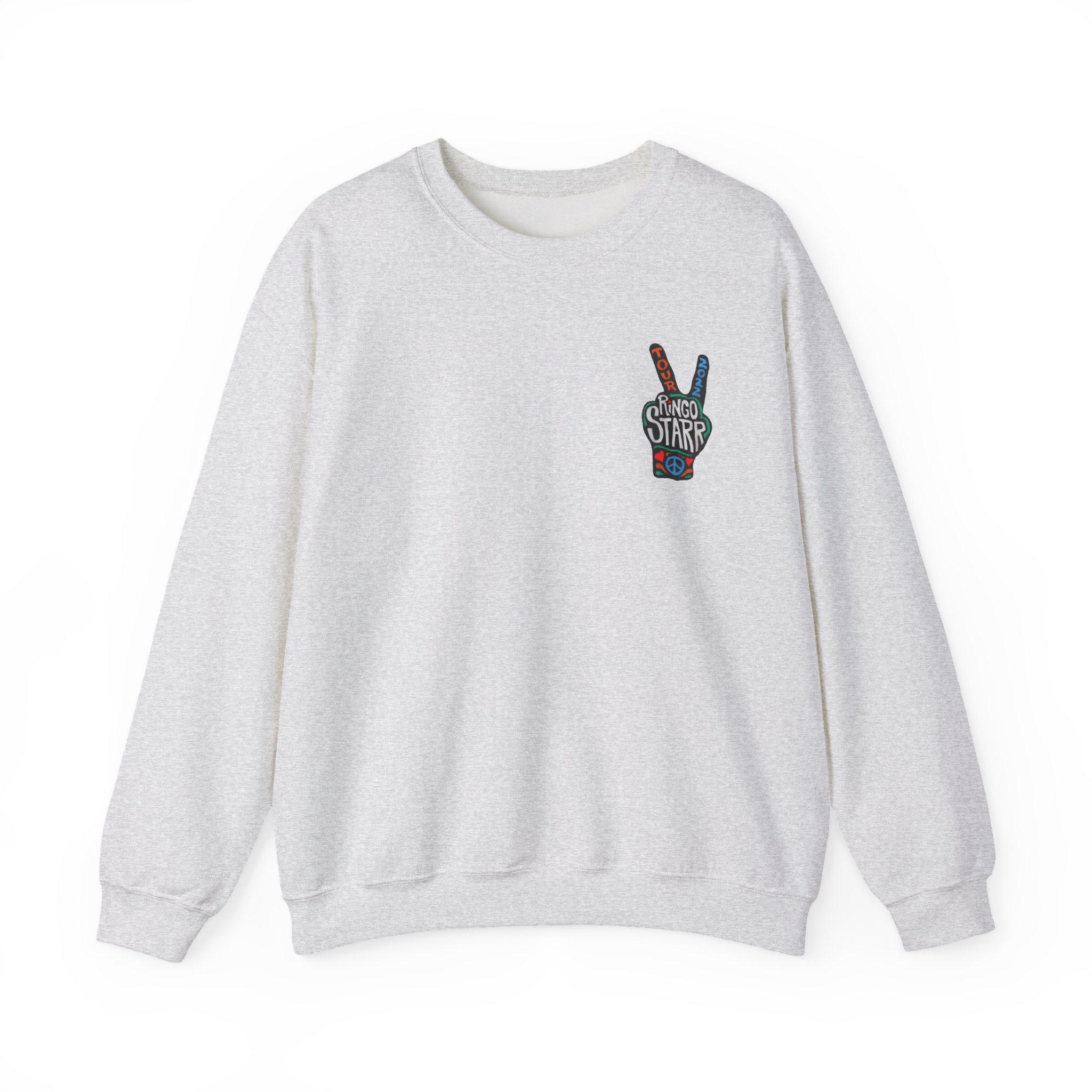 Ringo Starr Peace Illustration Unisex Heavy Blendâ„¢ Crewneck Sweatshirt