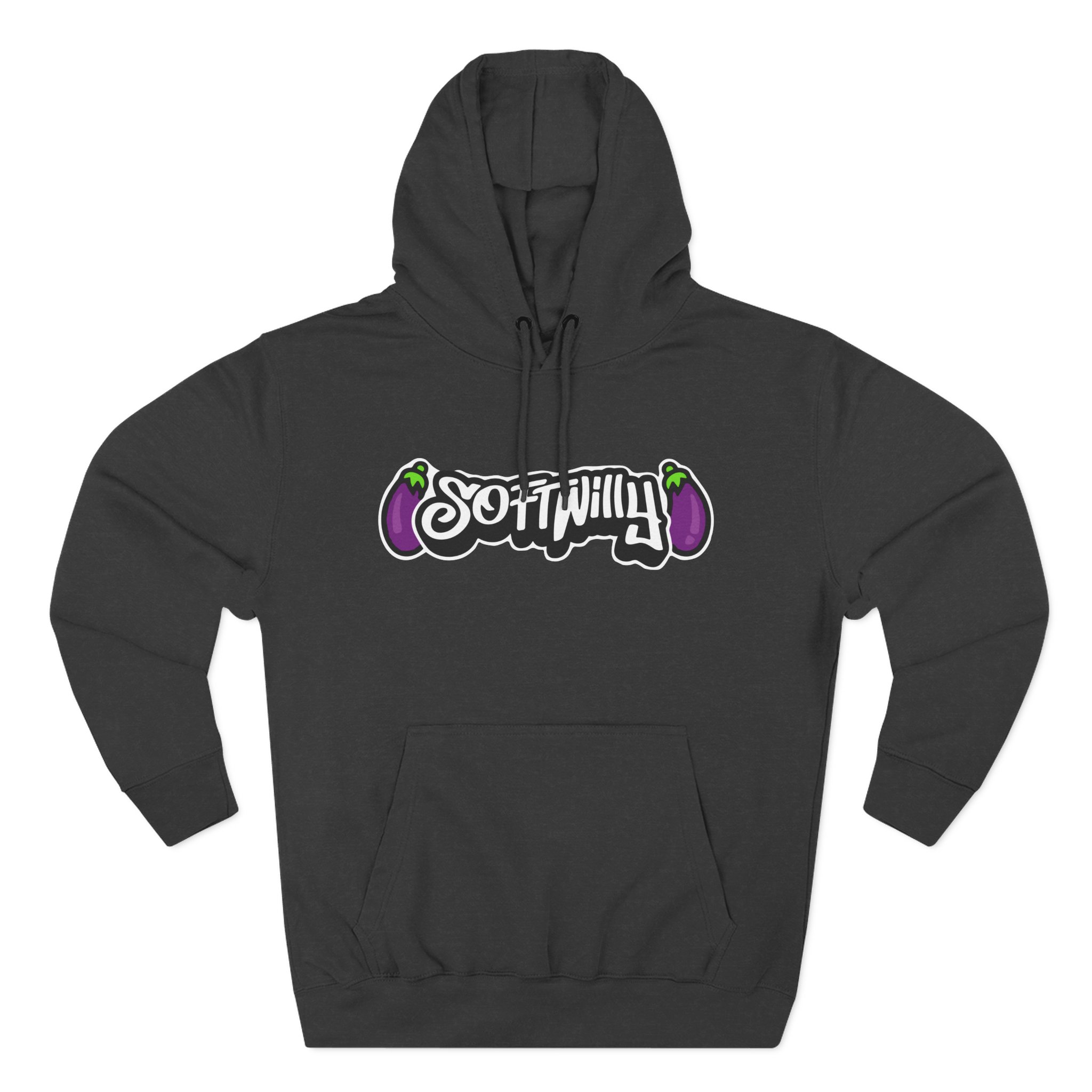 Softwilly Three-Panel Fleece Hoodie