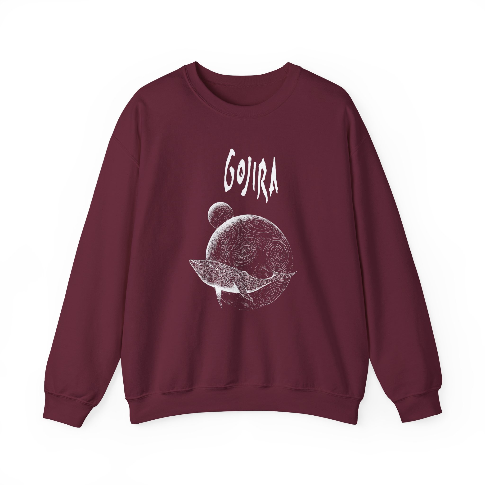 Gojira Original Whale Unisex Heavy Blendâ„¢ Crewneck Sweatshirt