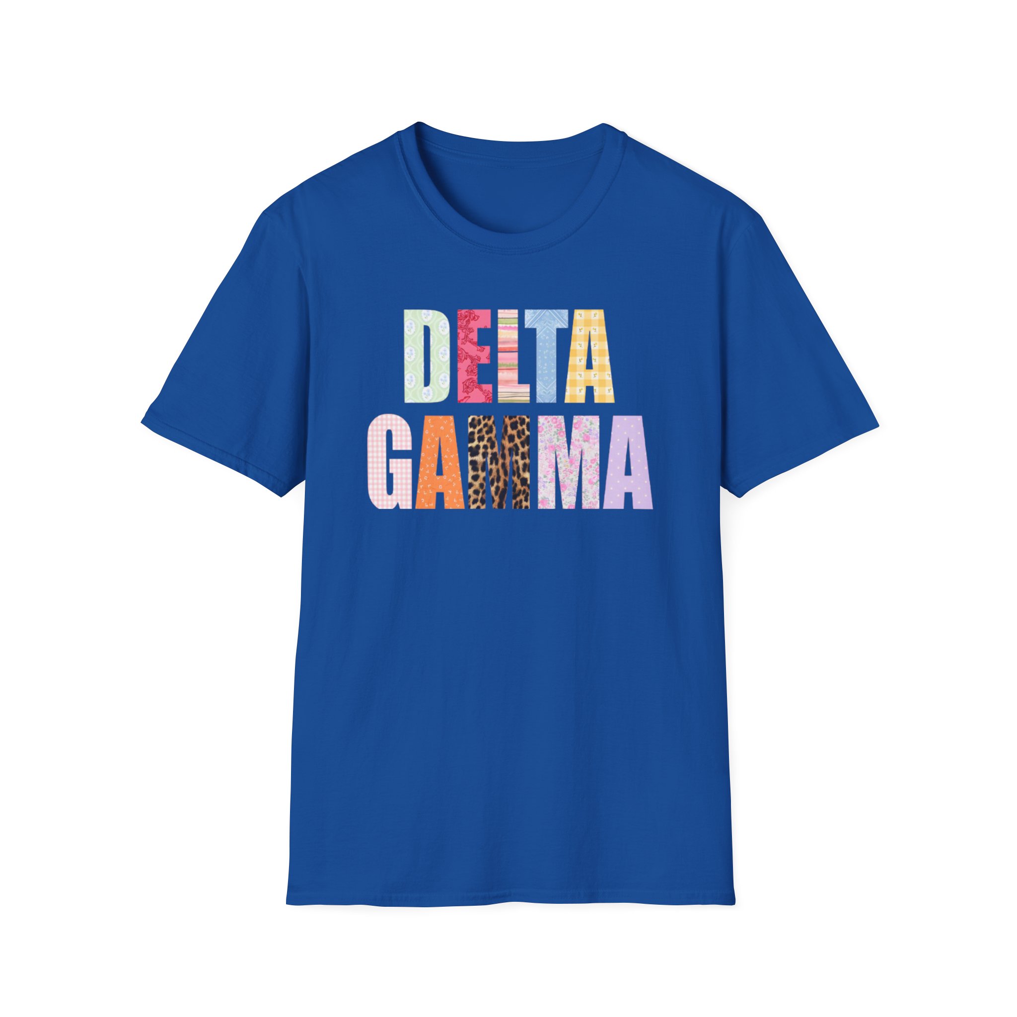 Delta Gamma Scrapbook Sorority Unisex Softstyle T-Shirt
