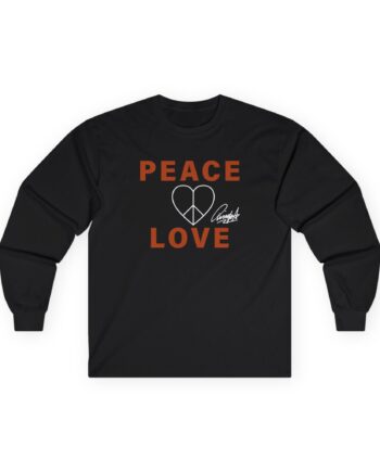 Ringo Starr Peace & Love Unisex Ultra Cotton Long Sleeve Tee